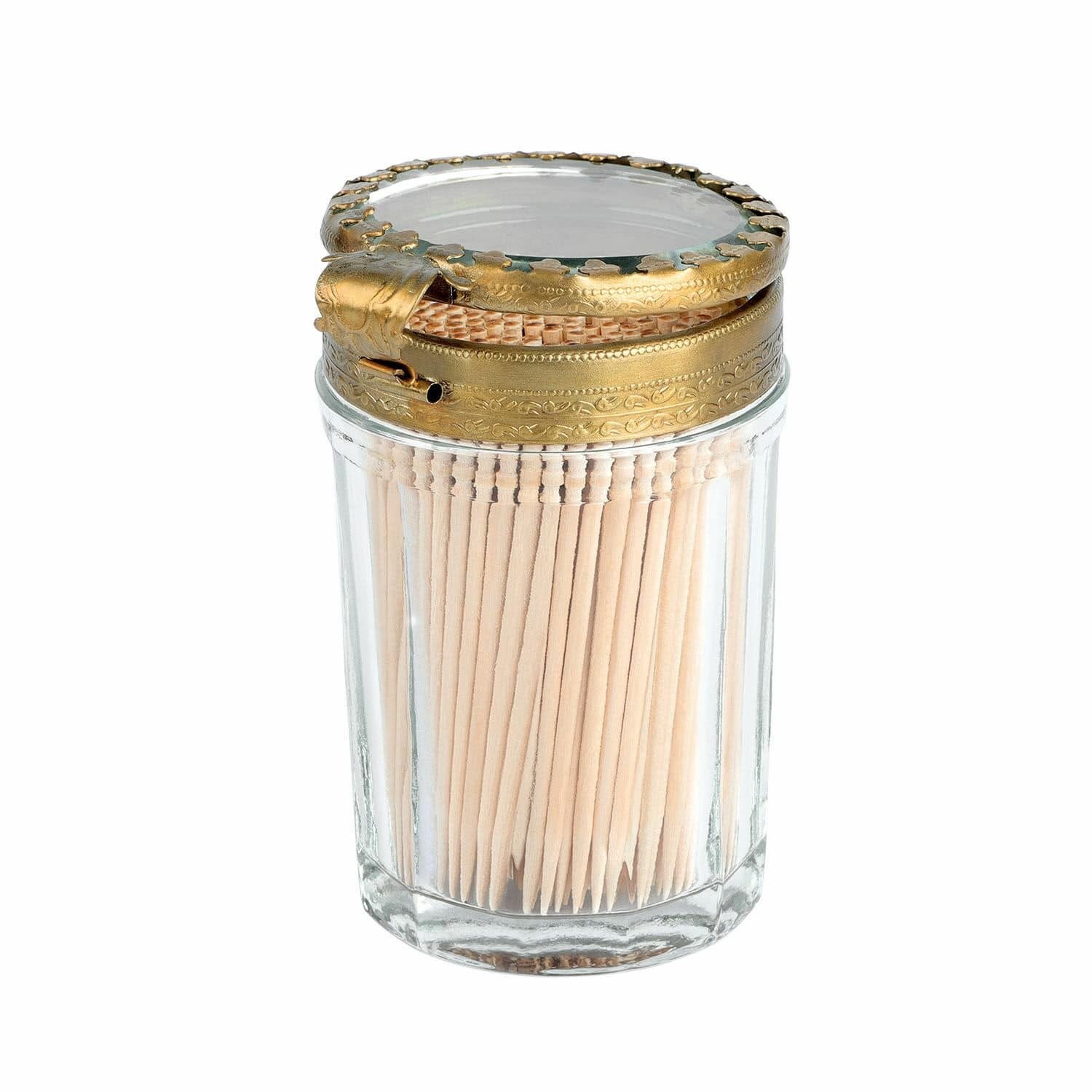 Mirabeau Dose Zahnstocherbox Rashid klar/messing