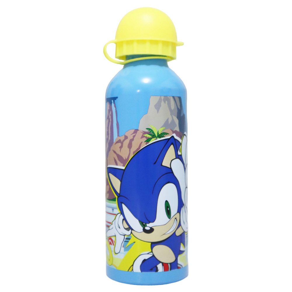 Sonic The Hedgehog Trinkflasche Sonic The Hedgedog Tails Aluminium Wasserflasche Flasche 500 ml