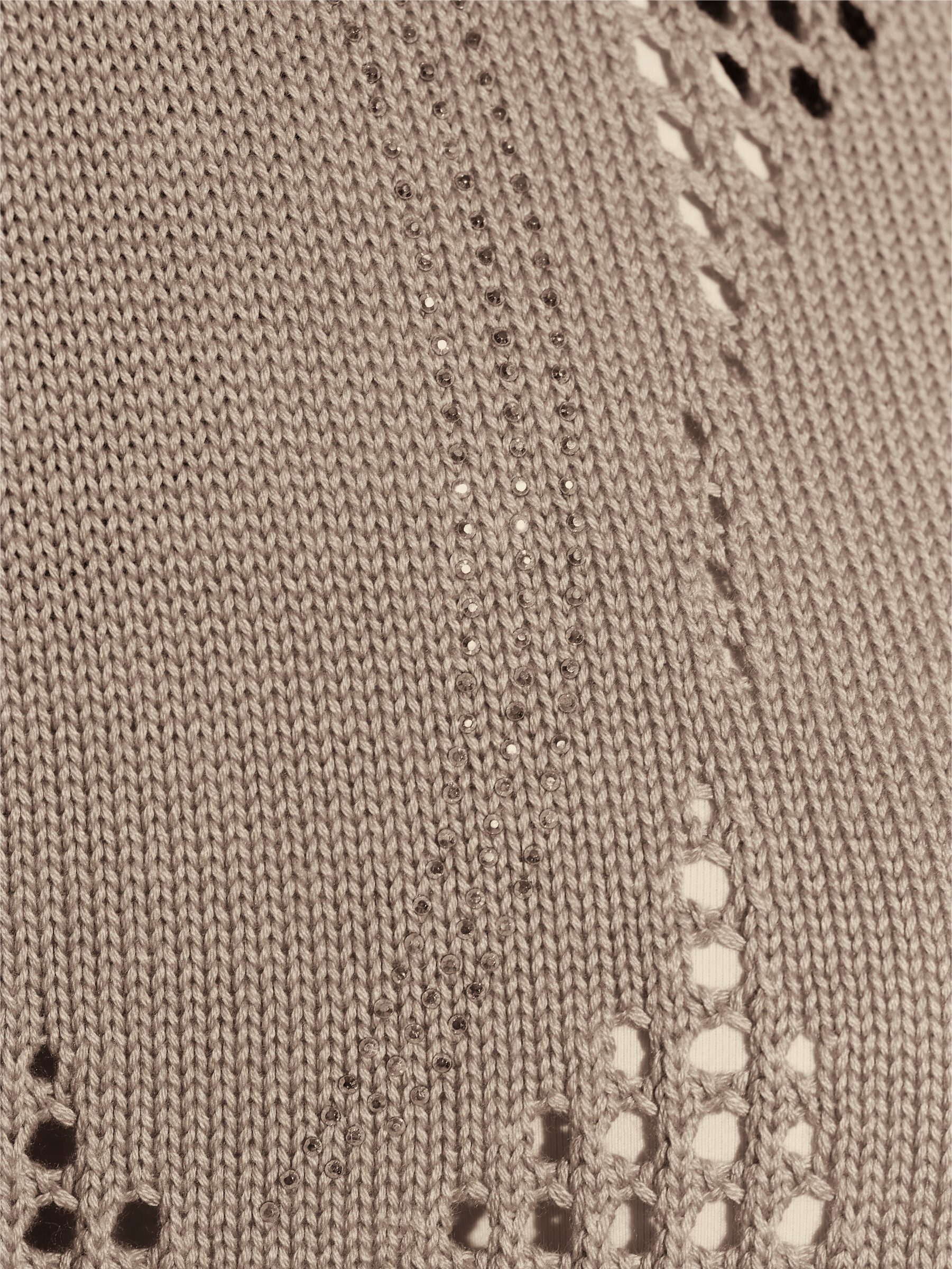 creation L Strickpullover Pullover 3/4-Arm Ajour, Jersey