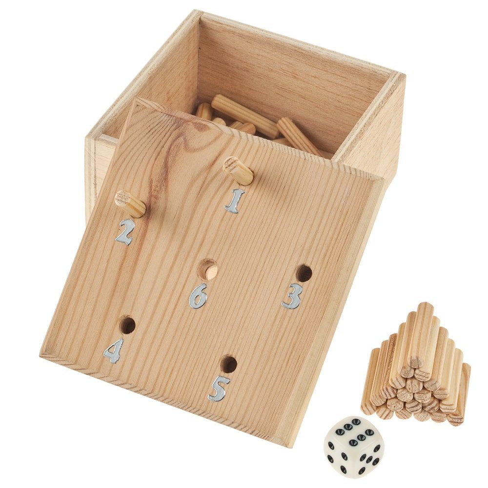 matches21 HOME & HOBBY Würfelspiel Holz Bausatz ab 11 Jahren Holzbaukasten