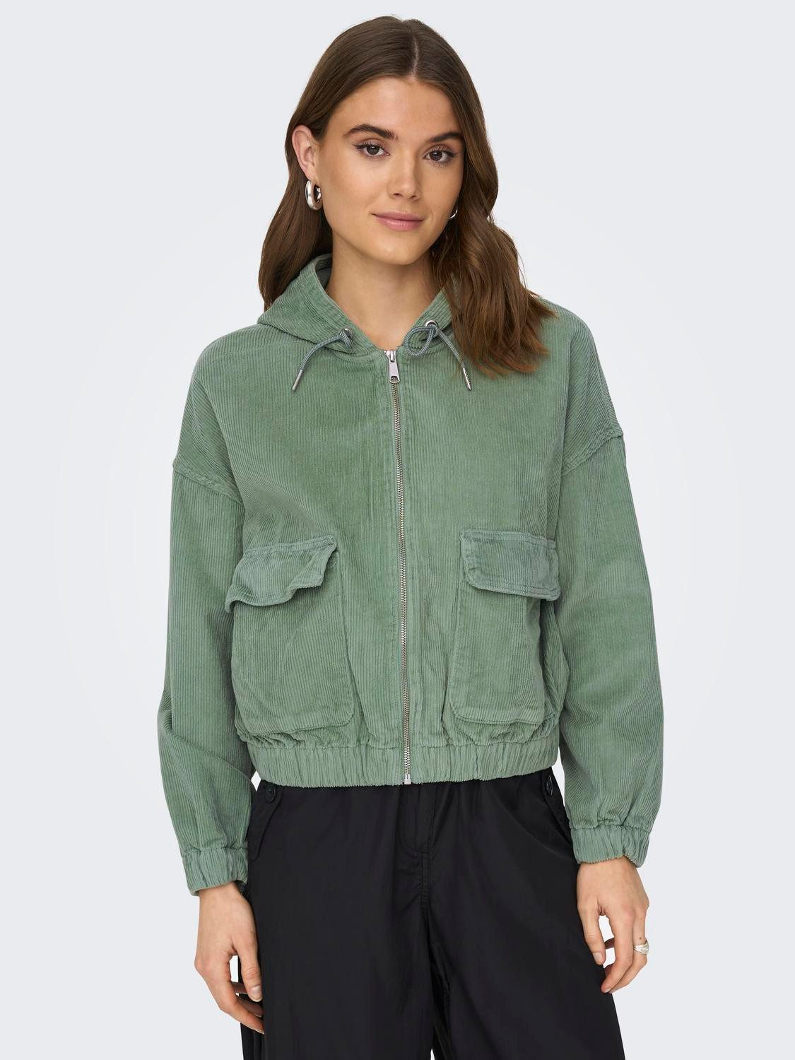 Cordjacke ONLKENZIE L/S CORD JACKET PNT NOOS