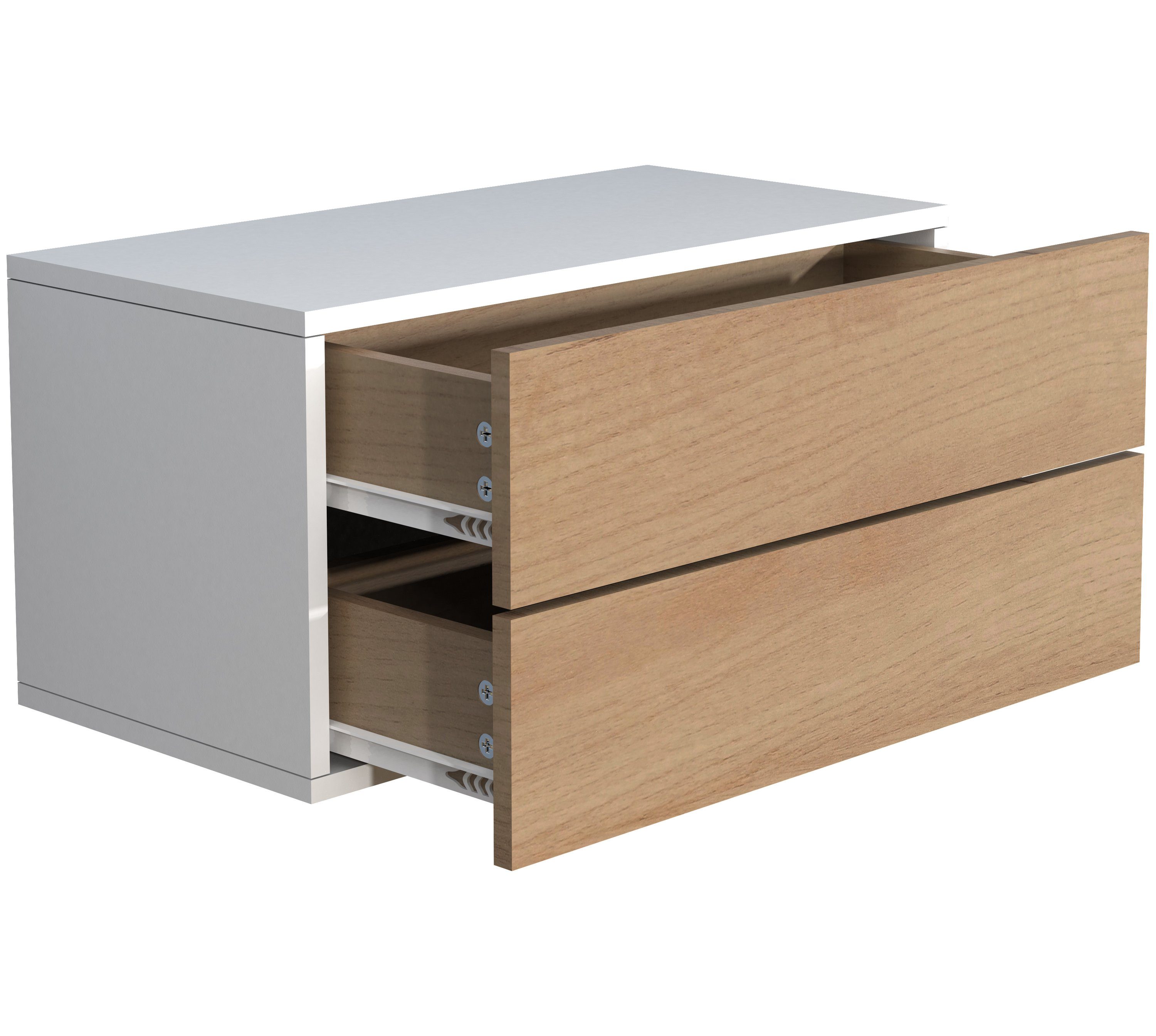 VCM Nachttisch Holz Wandschublade Wand Hänge günstig online kaufen