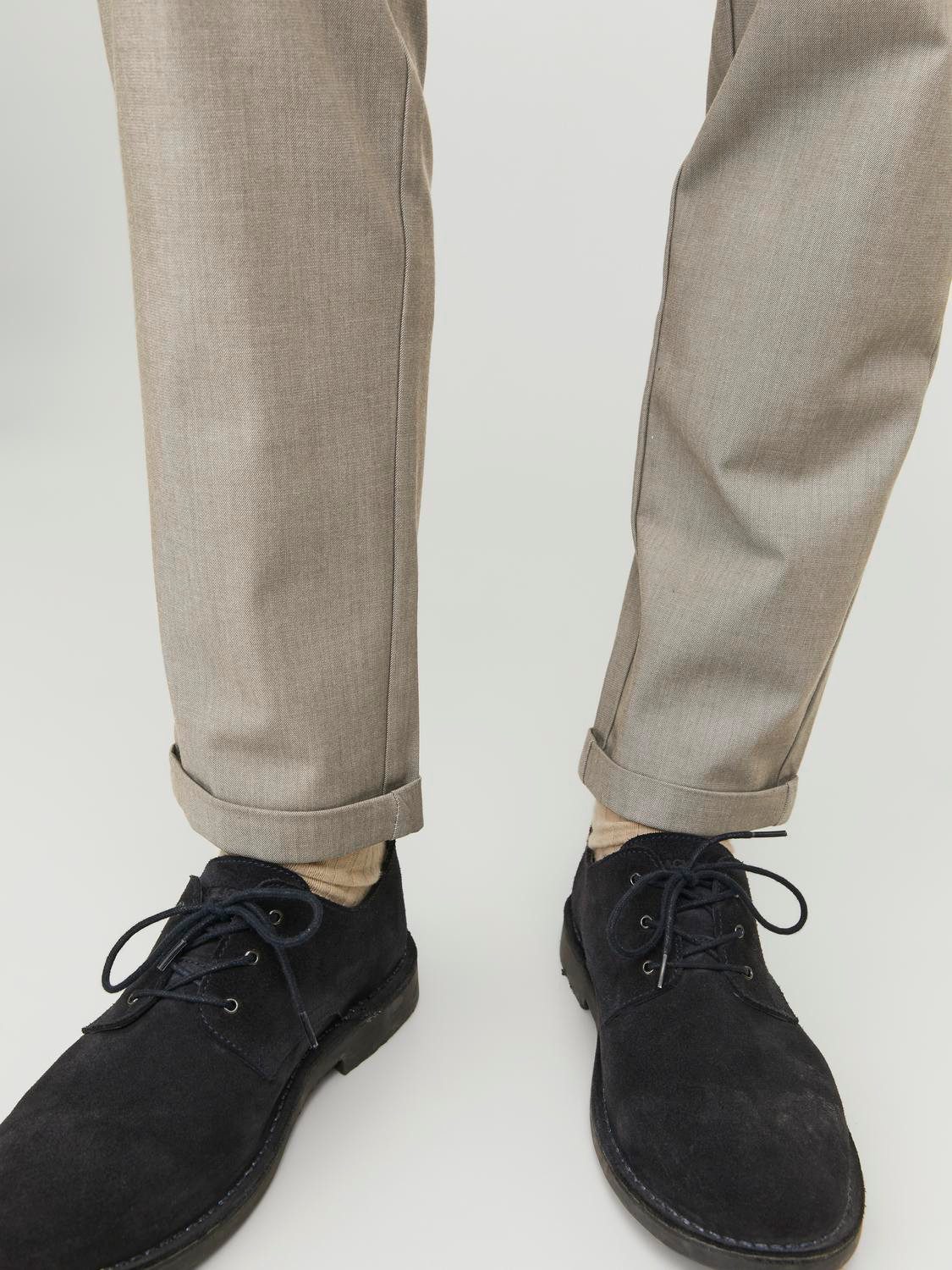 Jack & Jones Herren Chino Hose JPSTMARCO JJCONNOR - Slim Fit Beige Grau günstig online kaufen