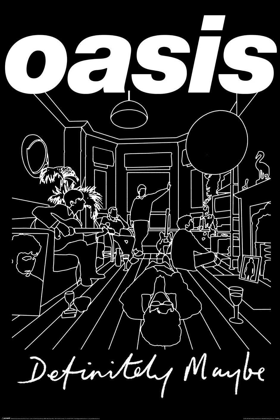 Poster Oasis - Definitely maybe Art - Poster 61x91,5 cm günstig online kaufen