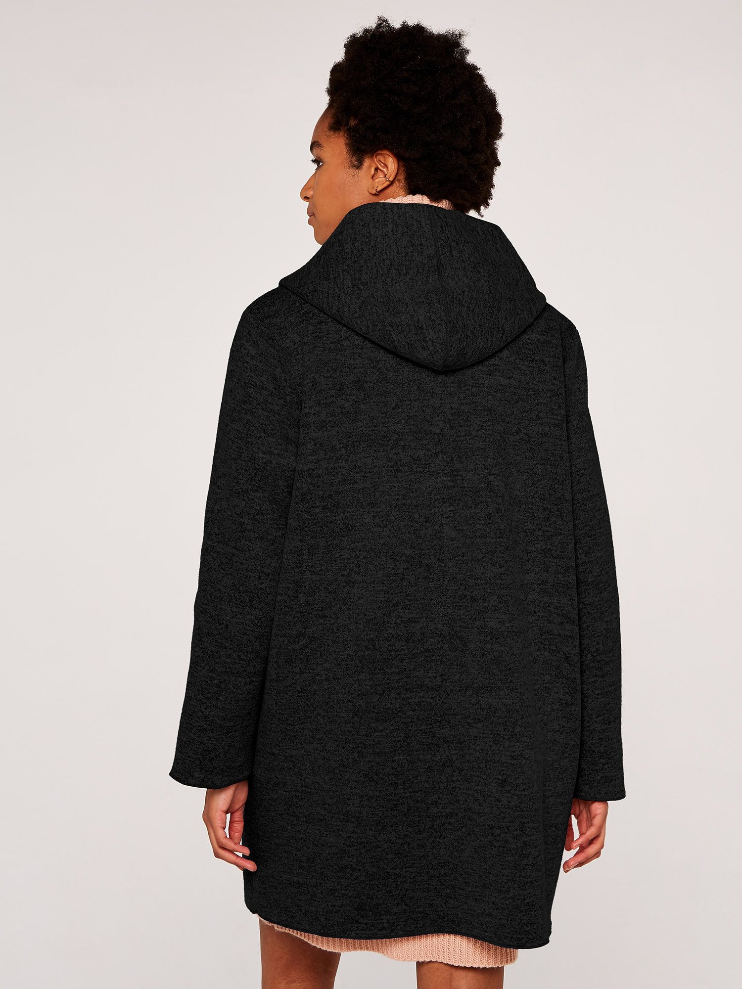 Apricot Wintermantel Mantel mit Kapuze (ohne Gürtel) mit abgesetztem Futter günstig online kaufen