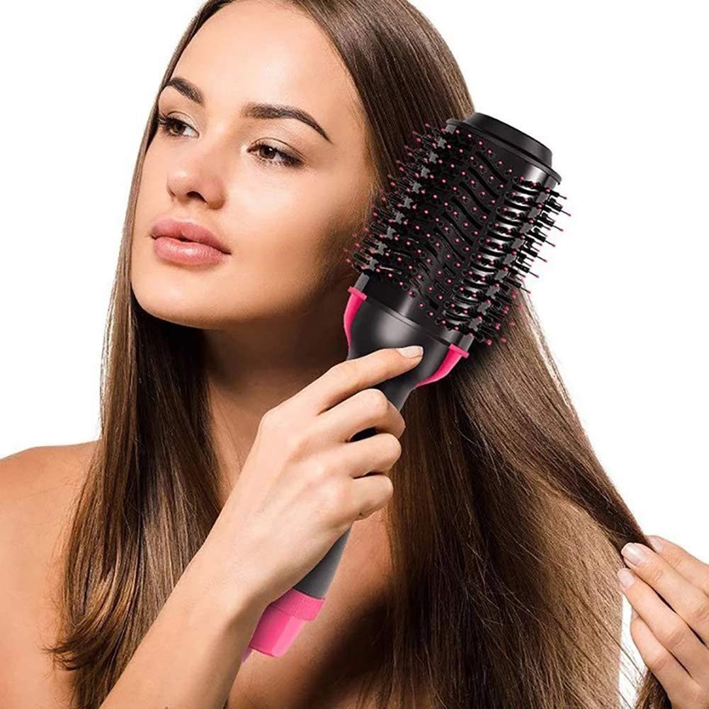 Vaxiuja Warmluftbürste Tragbare elektrische Ionische Comb Hair Straightener  & Curler Anti-Static Haarbürste, Für One Step Fön und Volumizer Salon  online kaufen | OTTO