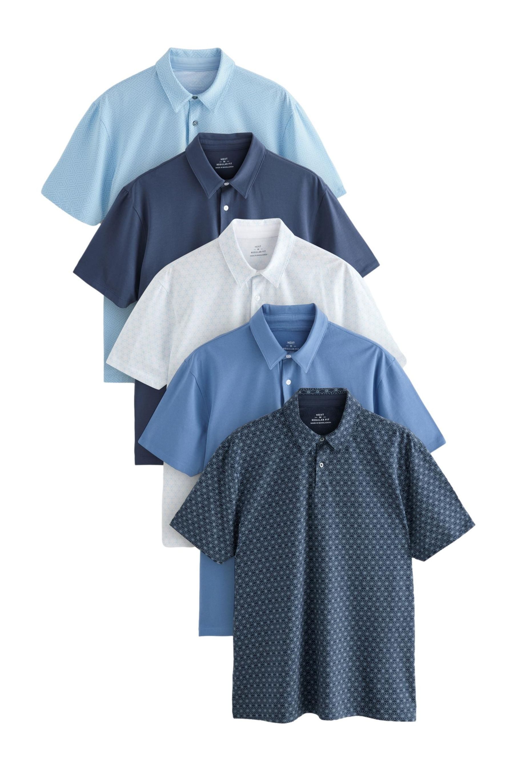 Next Poloshirt Regular Fit Kurzarm-Poloshirts, Jersey, günstig online kaufen