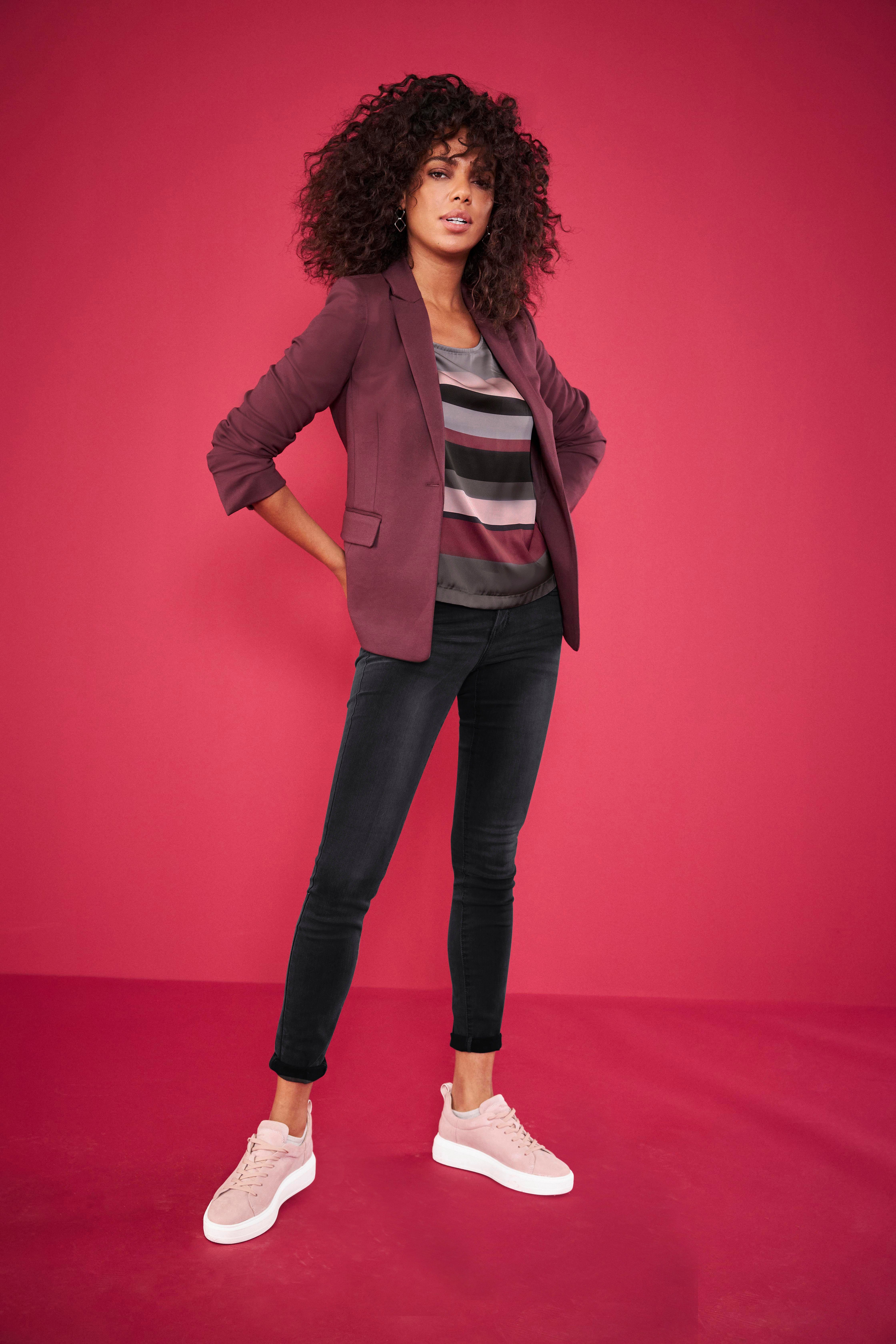 Laura Scott Shirtbluse in modischem Streifen-Design