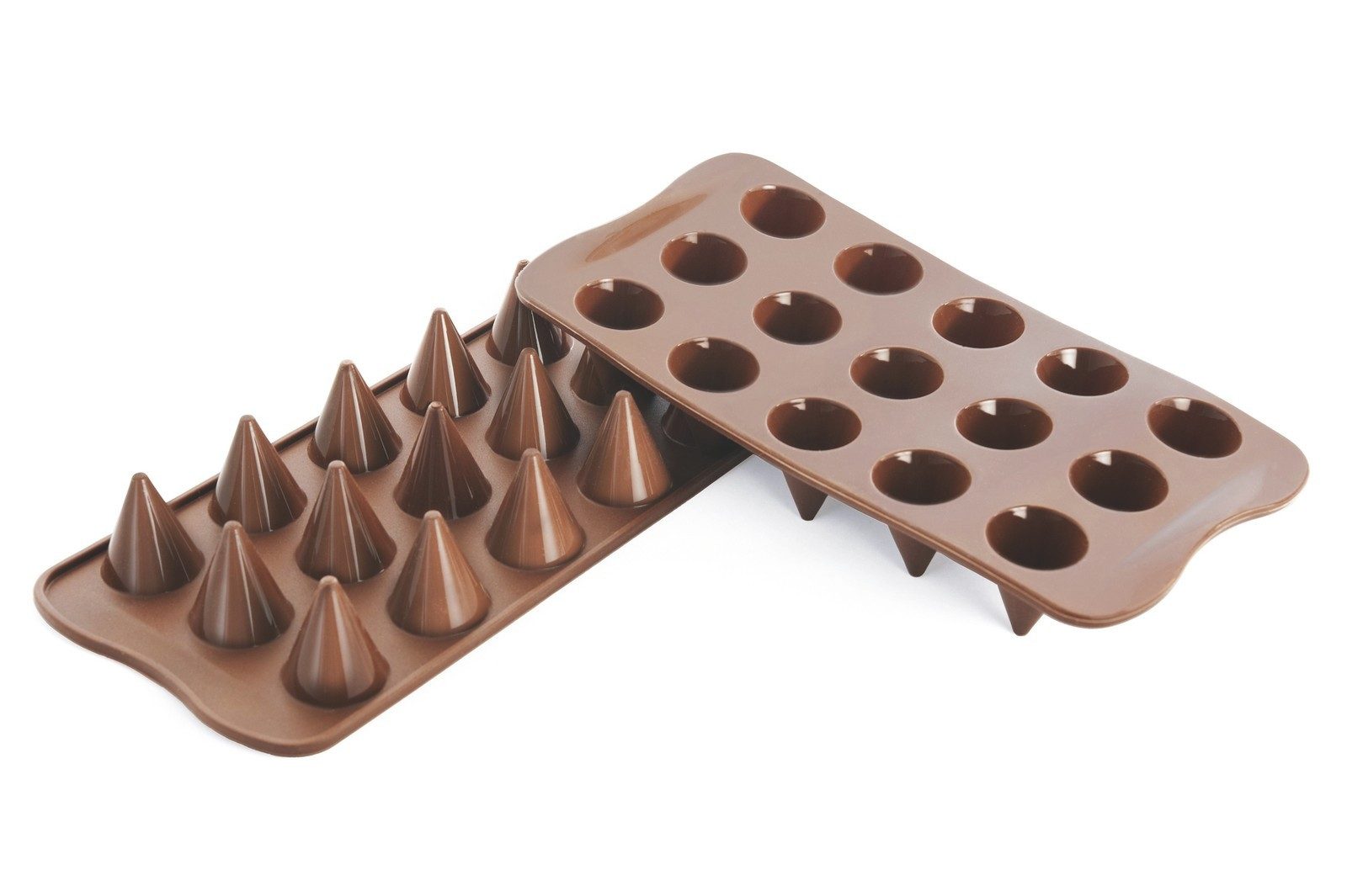 Silikomart Schokoladenform Silikon Pralinenform für Backofen Mikrowelle Gefrierschrank