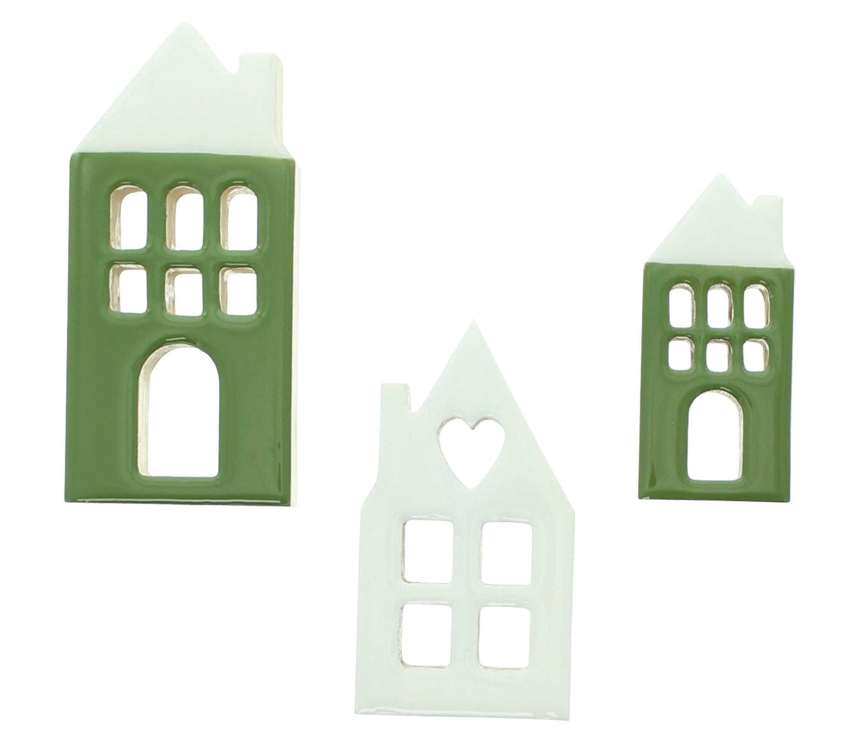Dekoobjekt Dekohaus "Two-Tone", 3er Set