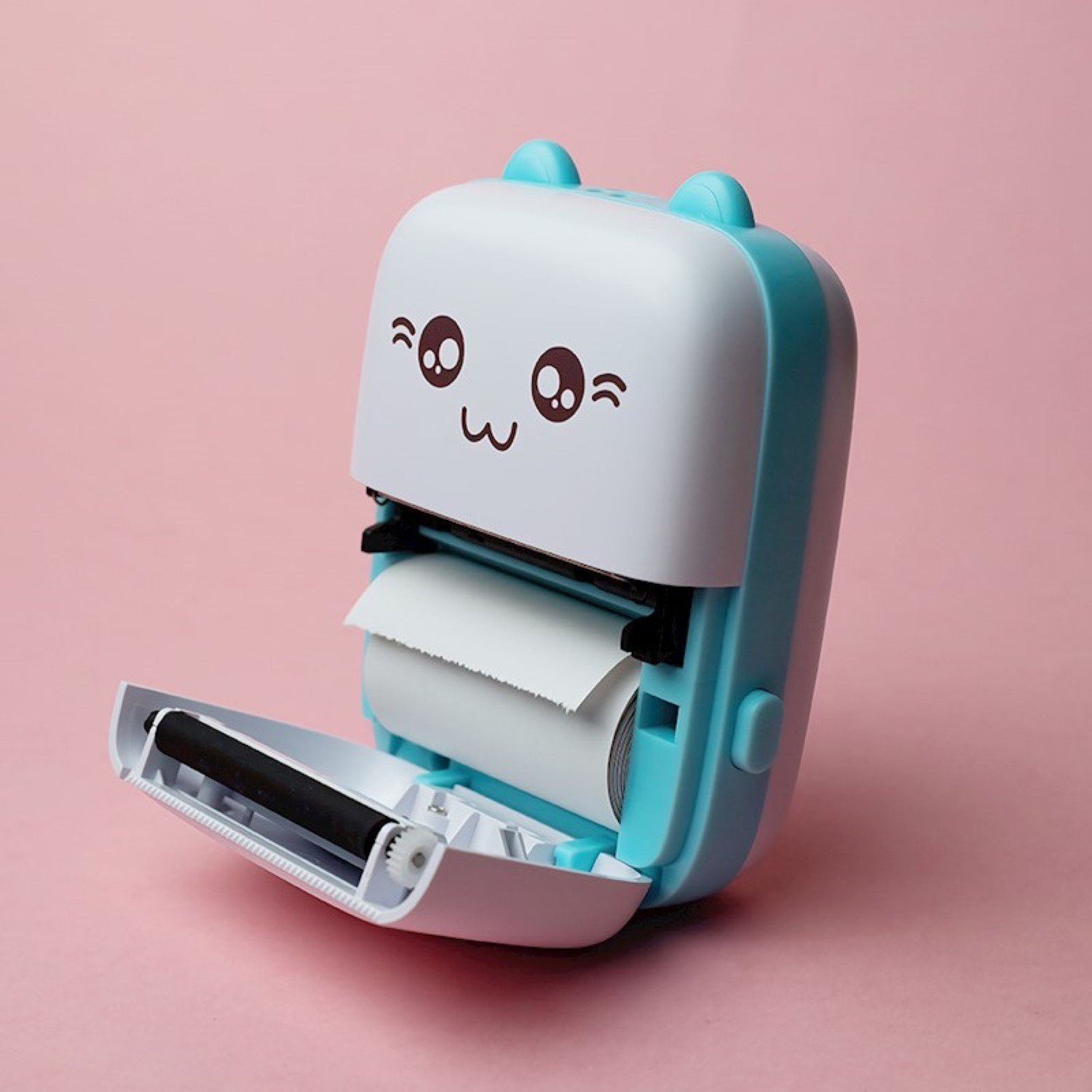 MaXlife Bluetooth-Thermodrucker Tragbarer Drucker Etikettendruck für Kinder Etikettendrucker