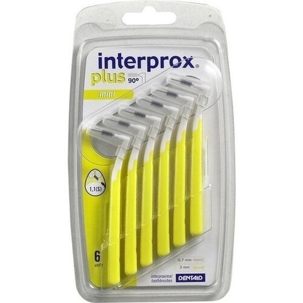 Interprox Interdentalbürsten INTERPROX plus mini gelb Interdentalbürste 6St