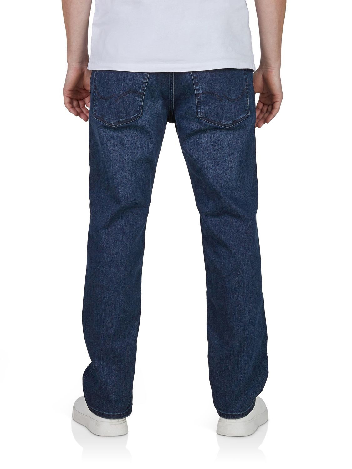 Jack & Jones Straight-Jeans Herren Jeanshose JJICLARK Straight Fit Denim Ho günstig online kaufen
