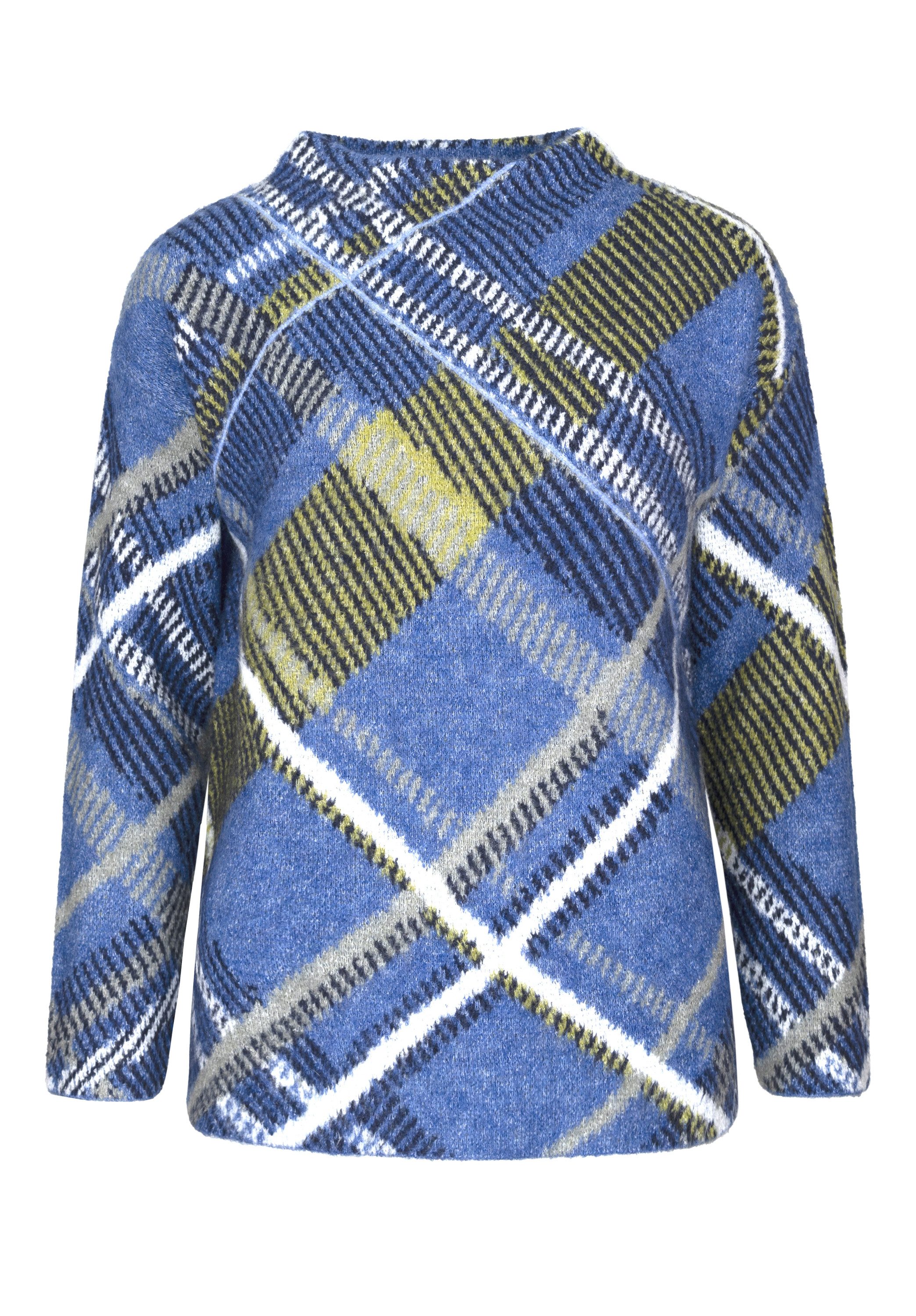 bianca Strickpullover URANUS mit trendy Karo-Dessin günstig online kaufen