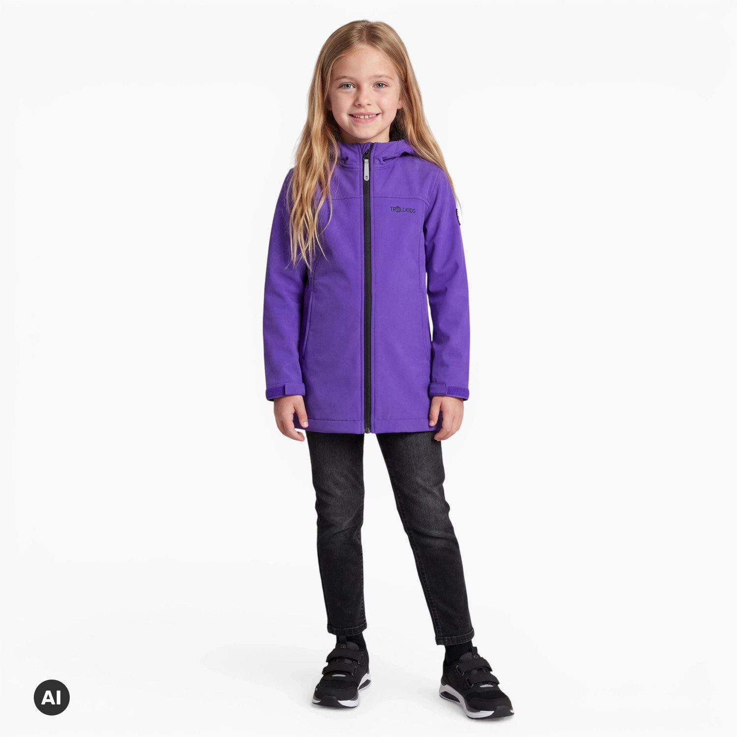 TROLLKIDS Softshelljacke Girls Kristiansand Coat – Bild 2 von 5