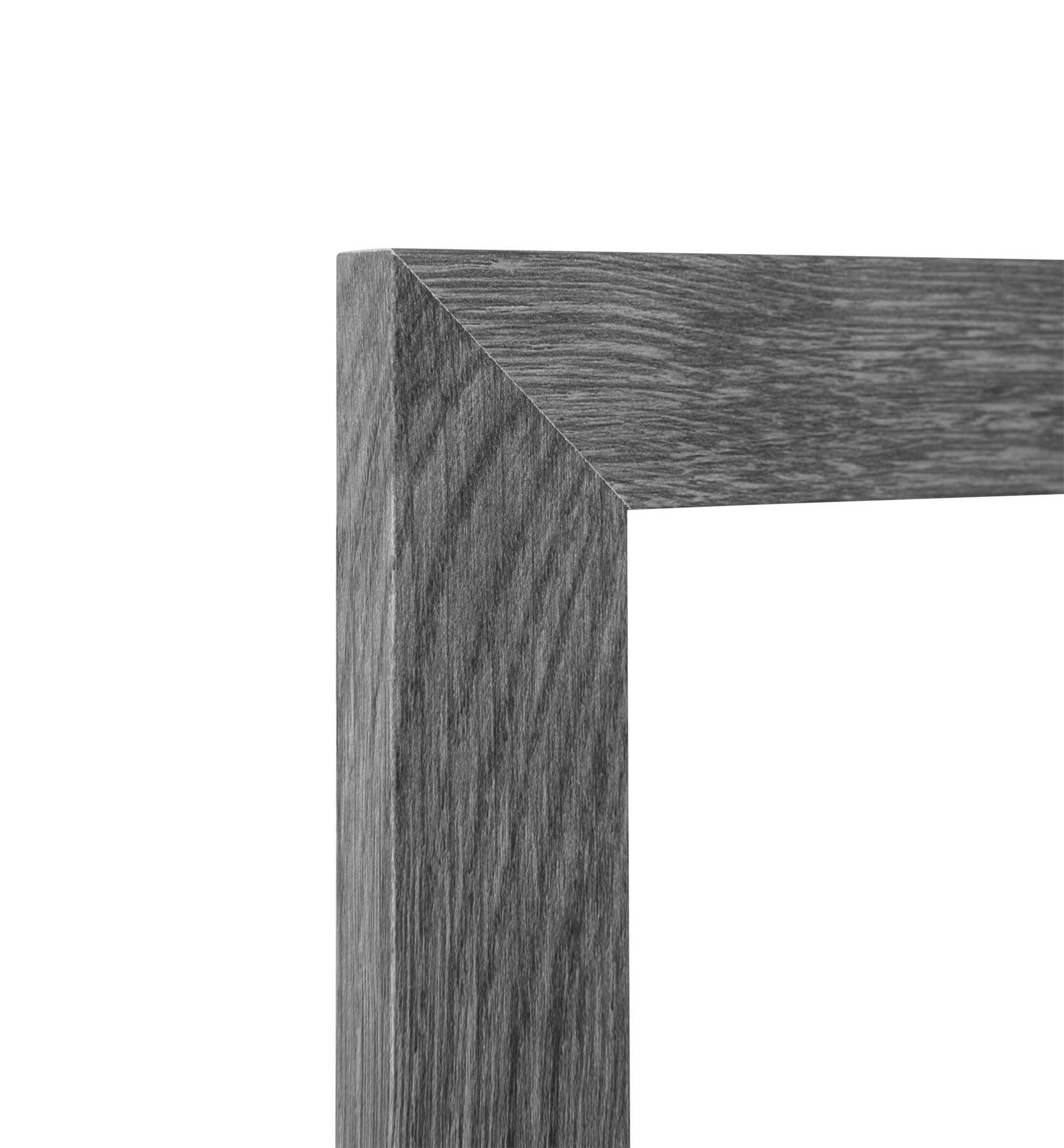 Aufhänger Acrylglas, Holz Eiche Altholz Rahmen FSC® Quadratisch Rückwand Bilderrahmen inkl. MDF und 'Collage' Clamaro
