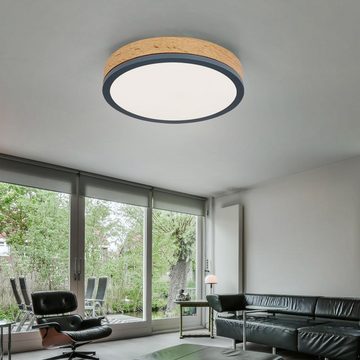 etc-shop LED Deckenleuchte, Leuchtmittel inklusive, Warmweiß, Deckenleuchte Designleuchte Deckenlampe Wohnzimmerleuchte Küche-