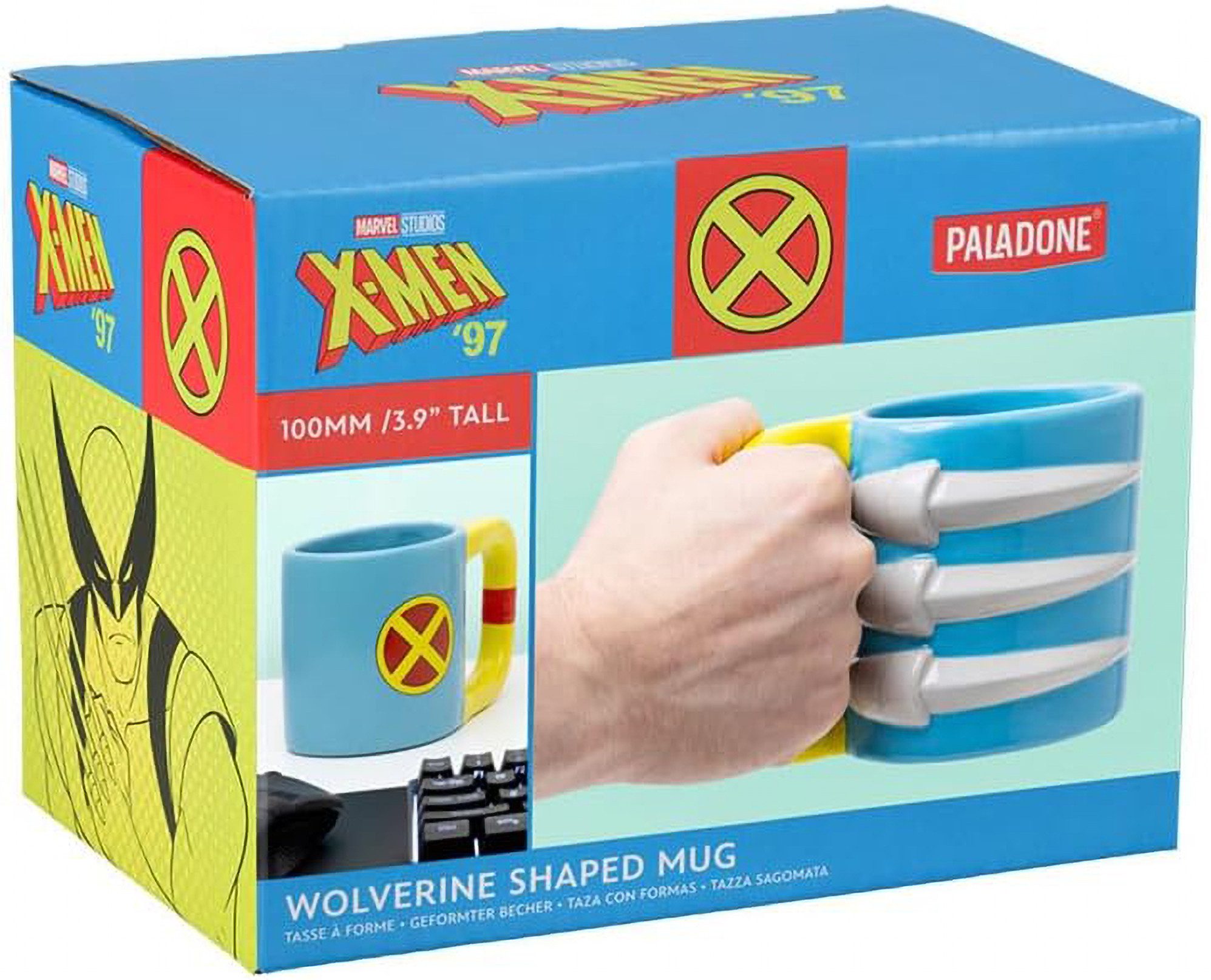 Paladone Tasse Marvel Wolverine 3D Tasse, 1-tlg., Wolverine Tasse im detailreichen 3D-Design