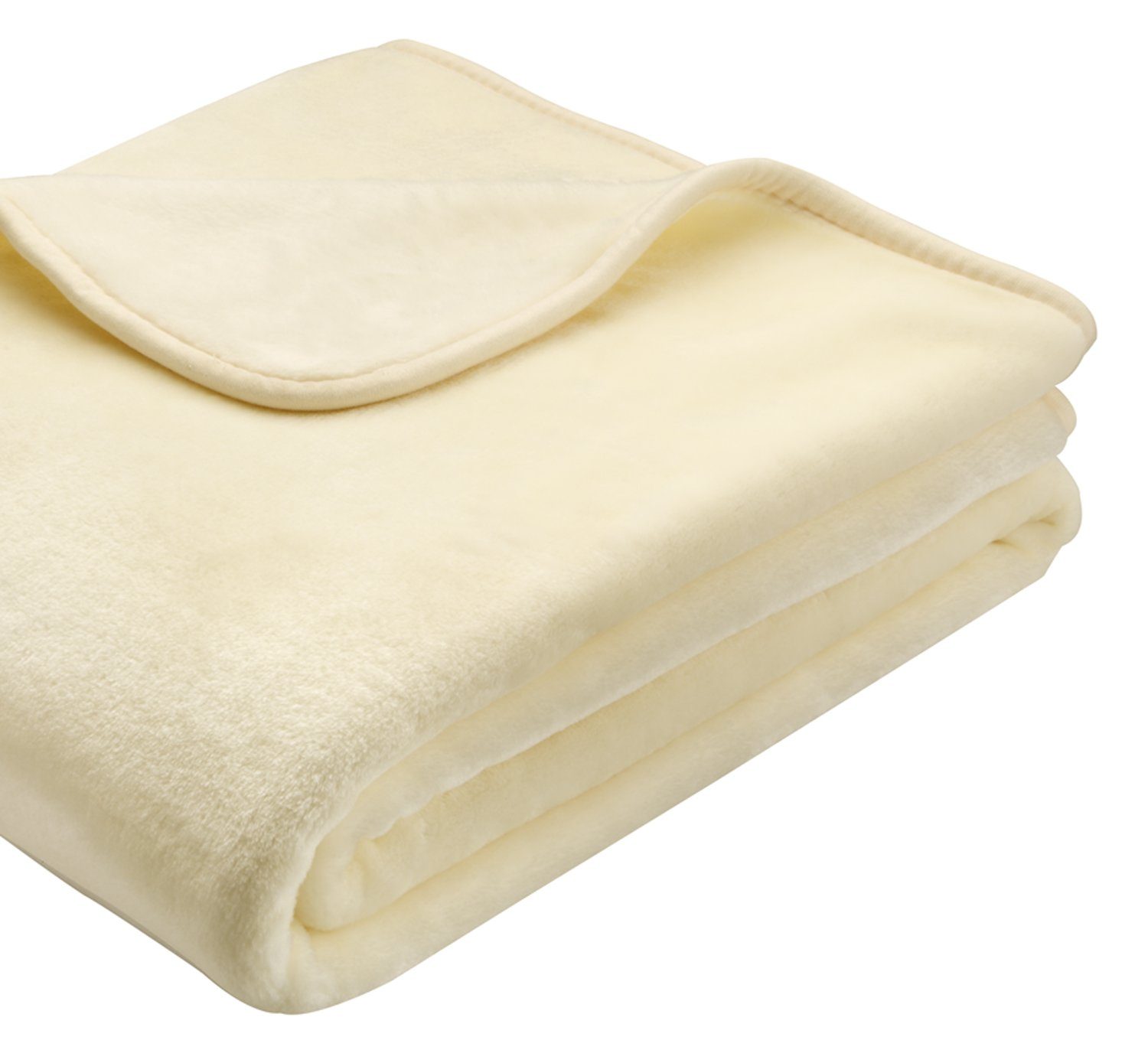 Wohndecke Deluxe, Traumschloss, Kniedecke natur uni