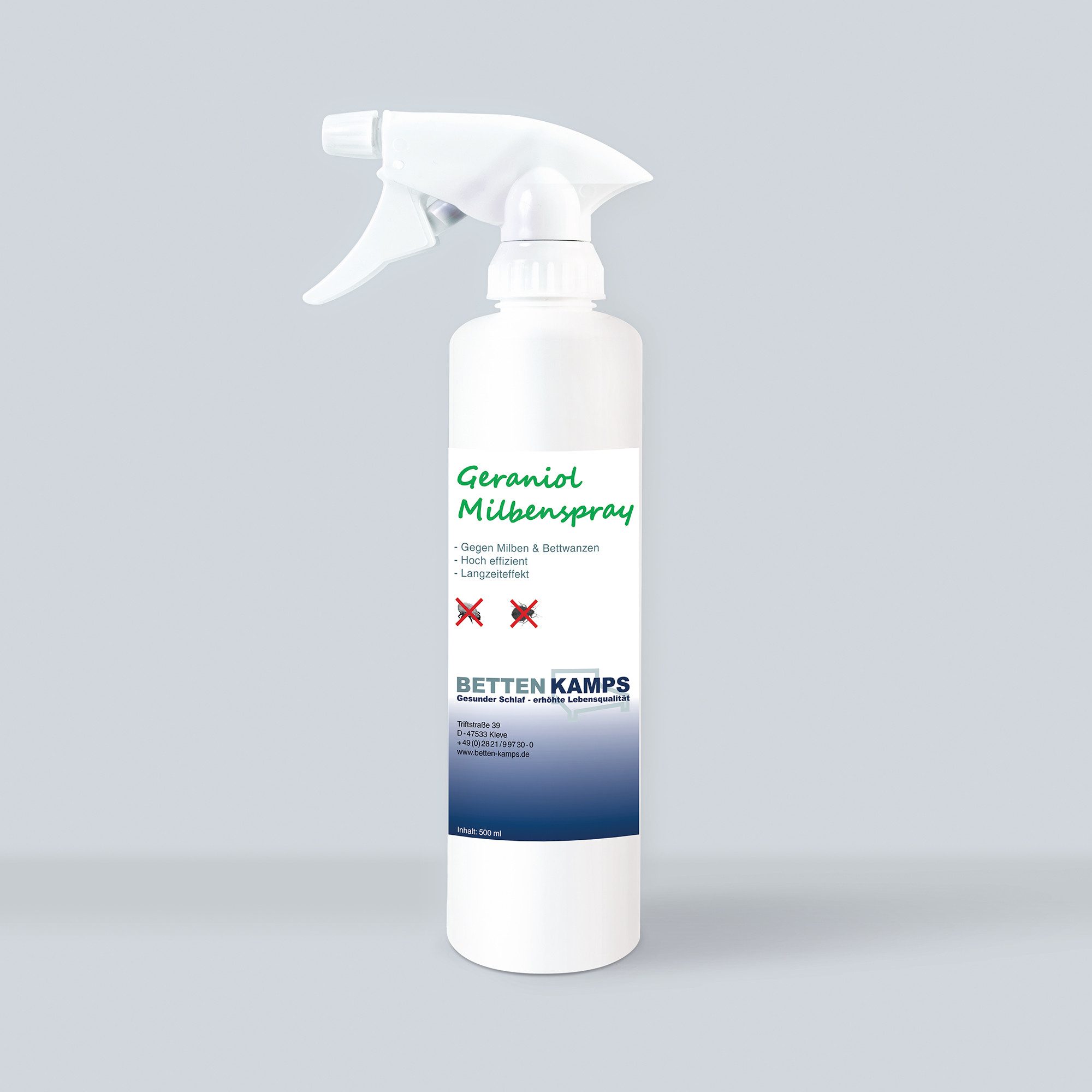 Insektenspray Geraniol Milben- und Bettwanzenspray