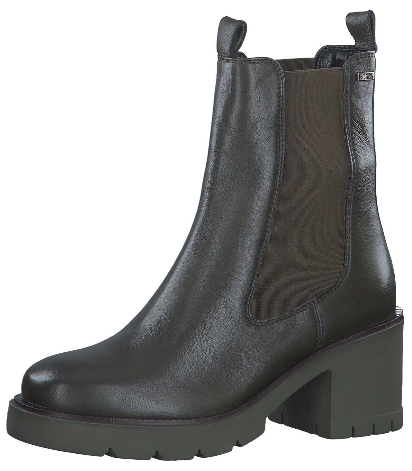 s.Oliver Stiefelette Leder/Textil Stiefelette