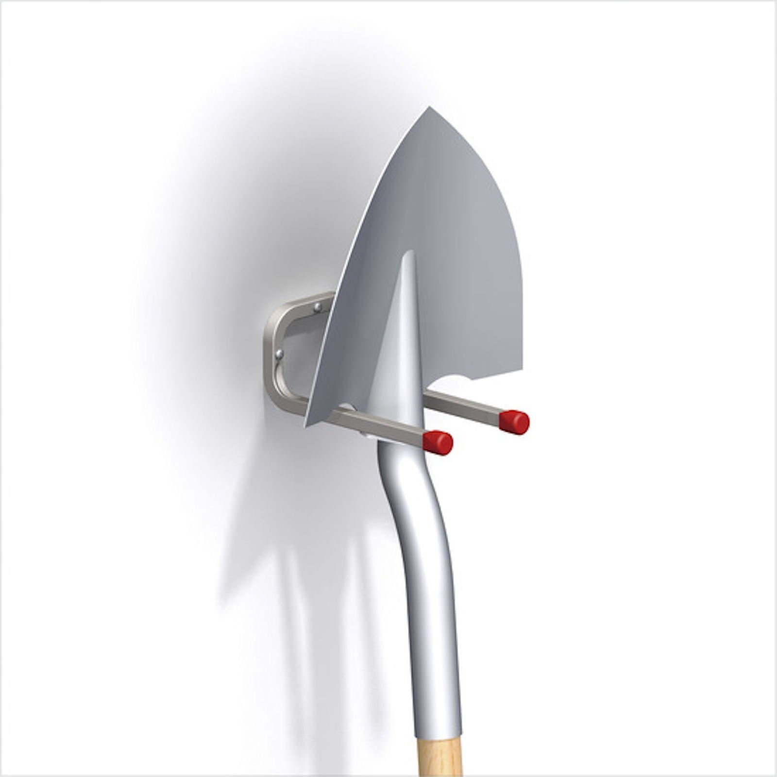 SO-TECH® Doppelhaken Gerätehalter Kellerhaken Allzweckhaken, (1-St), 80 x 200 mm, aus verzinktem Stahl, Tragkraft bis zu 20 kg – Bild 2 von 4