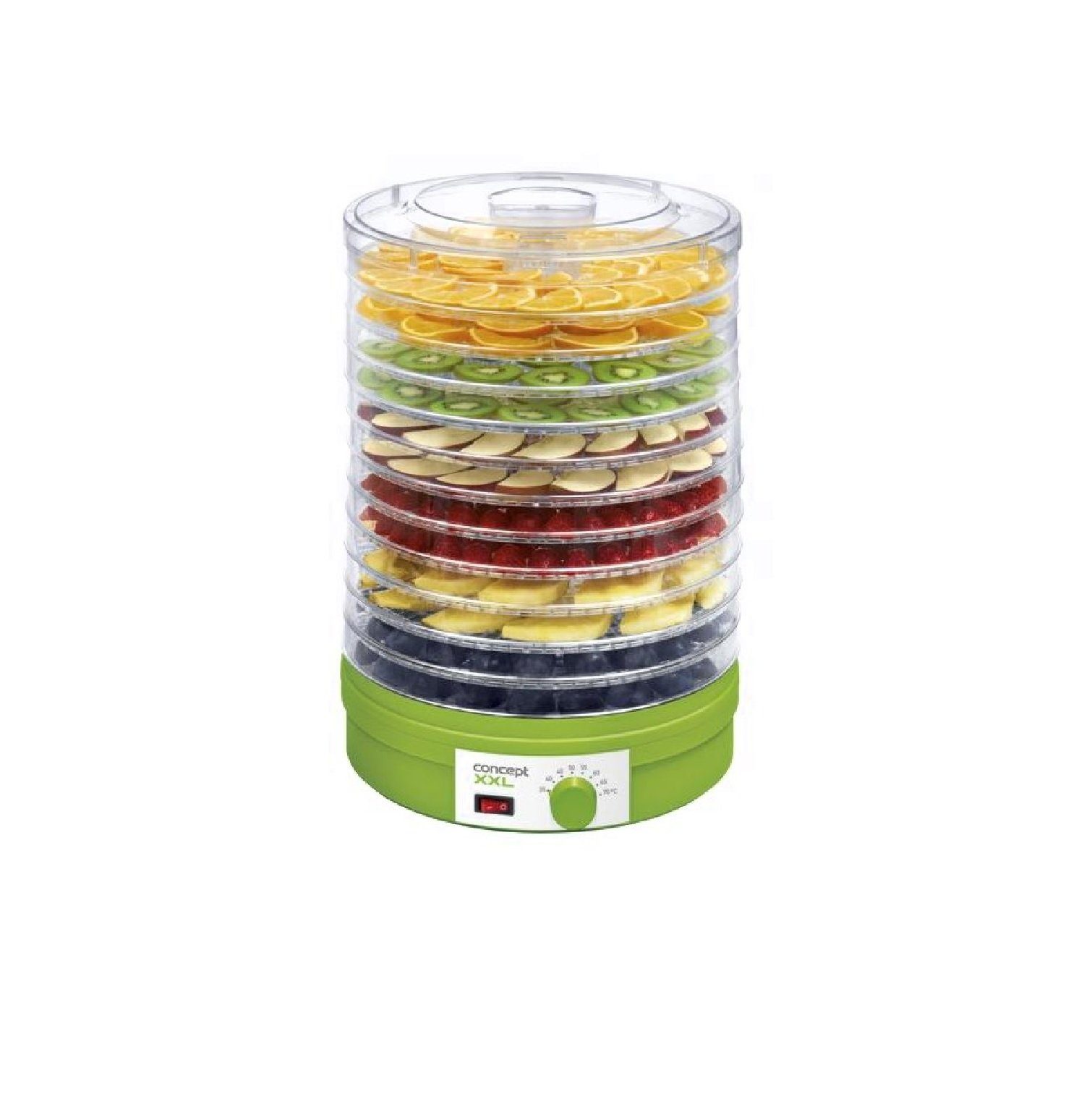 Concept Dörrautomat SO1025 245,00 W, Dörrautomat XXL 12 x Dörretage