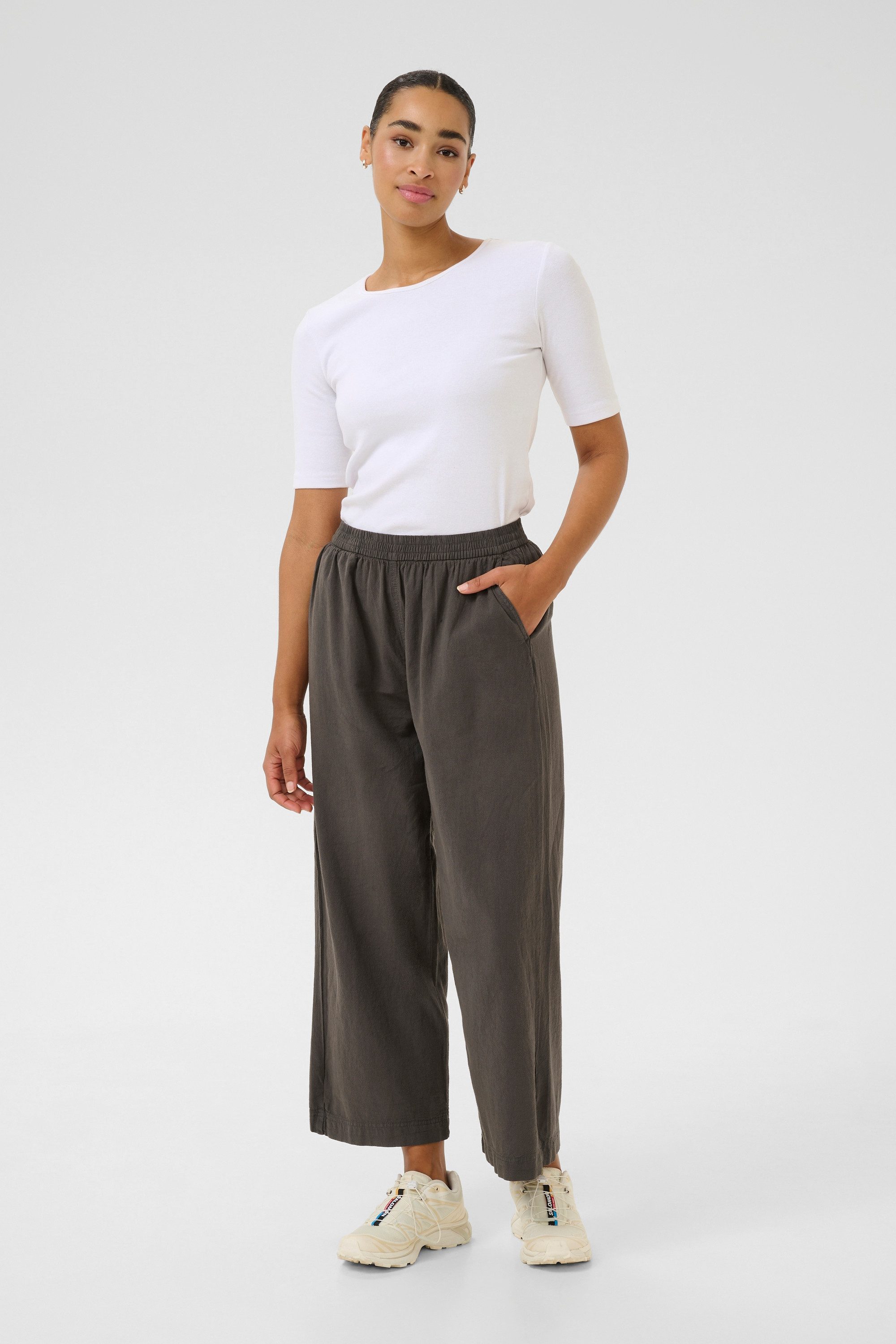 KAFFE Stoffhose Casual Hose KAnaya günstig online kaufen