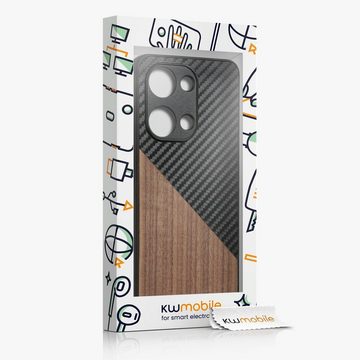 kwmobile Handyhülle Hülle für OnePlus Nord 3 5G, Holz Handy Schutzcase - Handy Case Schutzhülle - Smartphone Cover