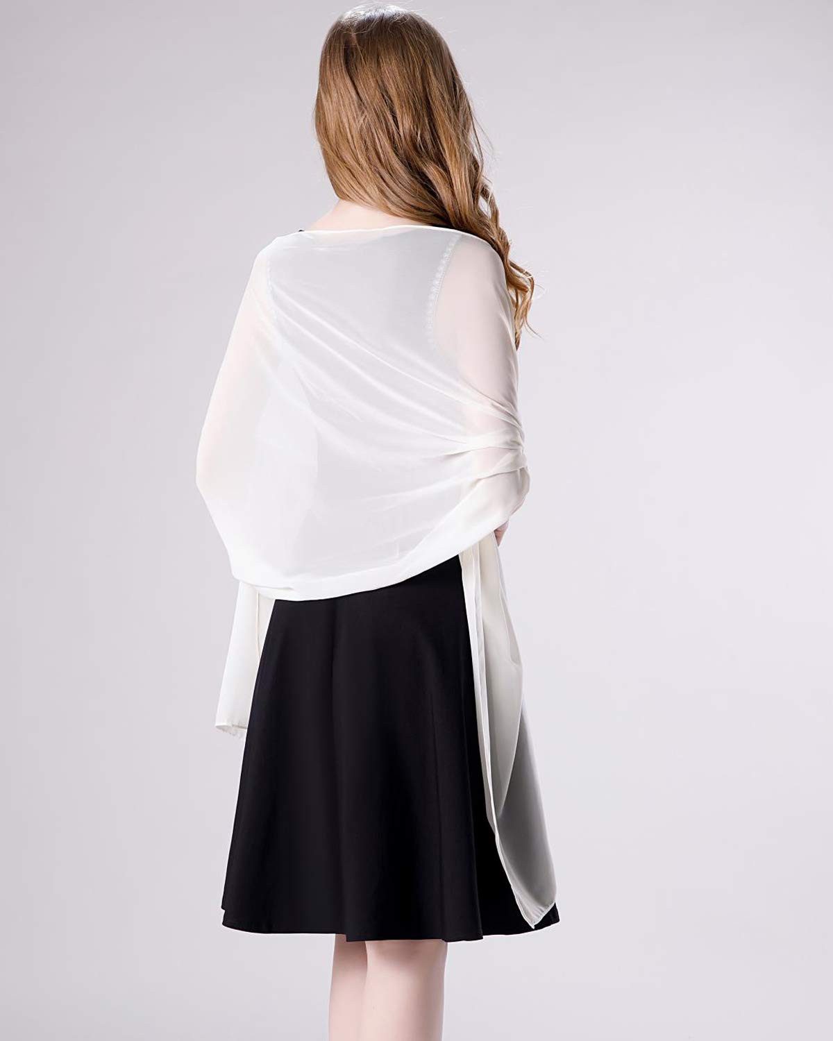 Cachito Modeschal Eleganter Damen Schal – Weiche Stola, (1-St), für Abendkleider, Hochzeiten & festliche Anlässe – Bild 5 von 5