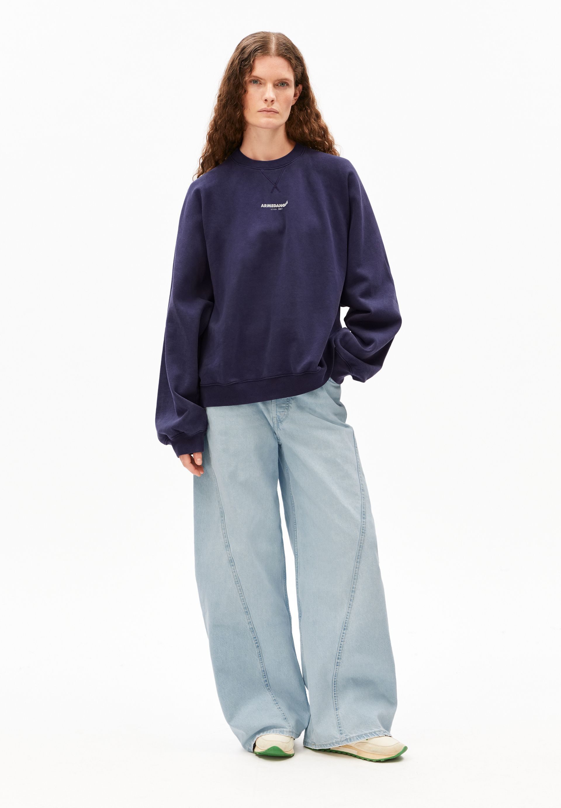 Armedangels Sweatshirt GMT DYE CREWNECK Sweatshirt aus Bio-Baumwolle Oversized Fit