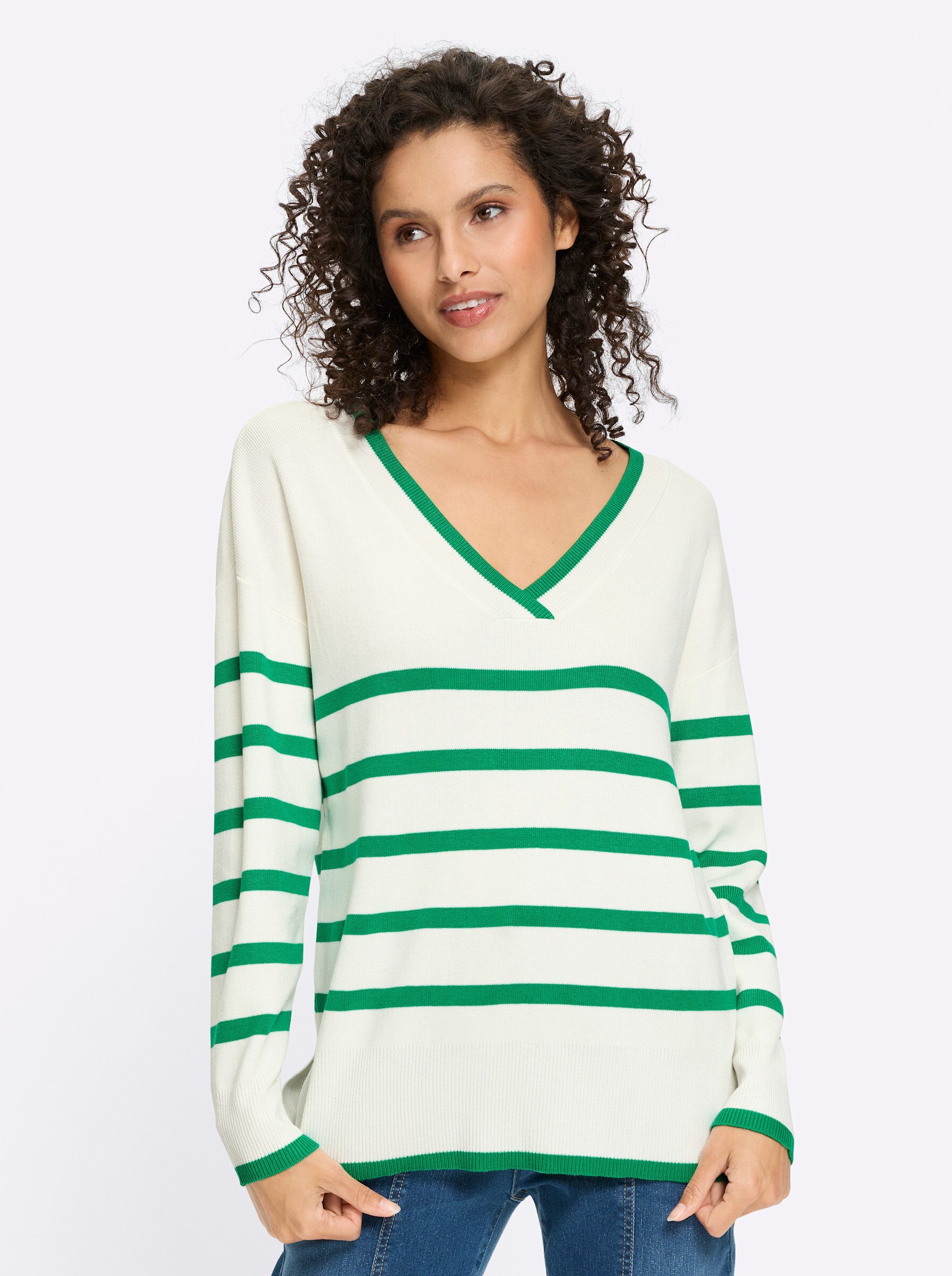 heine Strickpullover Pullover Langarm Feinstrick günstig online kaufen