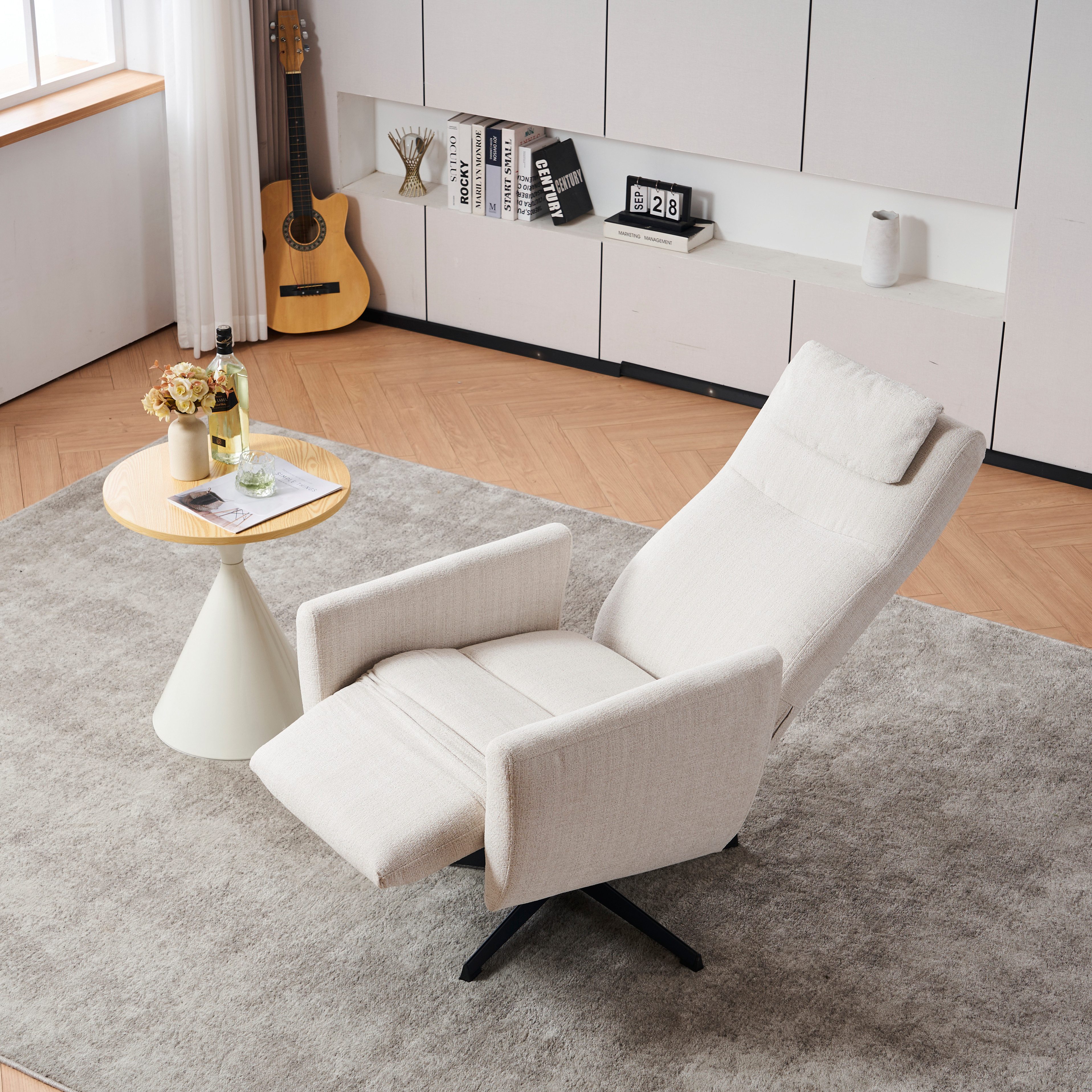 STILVORA Relaxsessel mit Liegefunktion,Loungesessel drehbar,Relaxsessel aus günstig online kaufen
