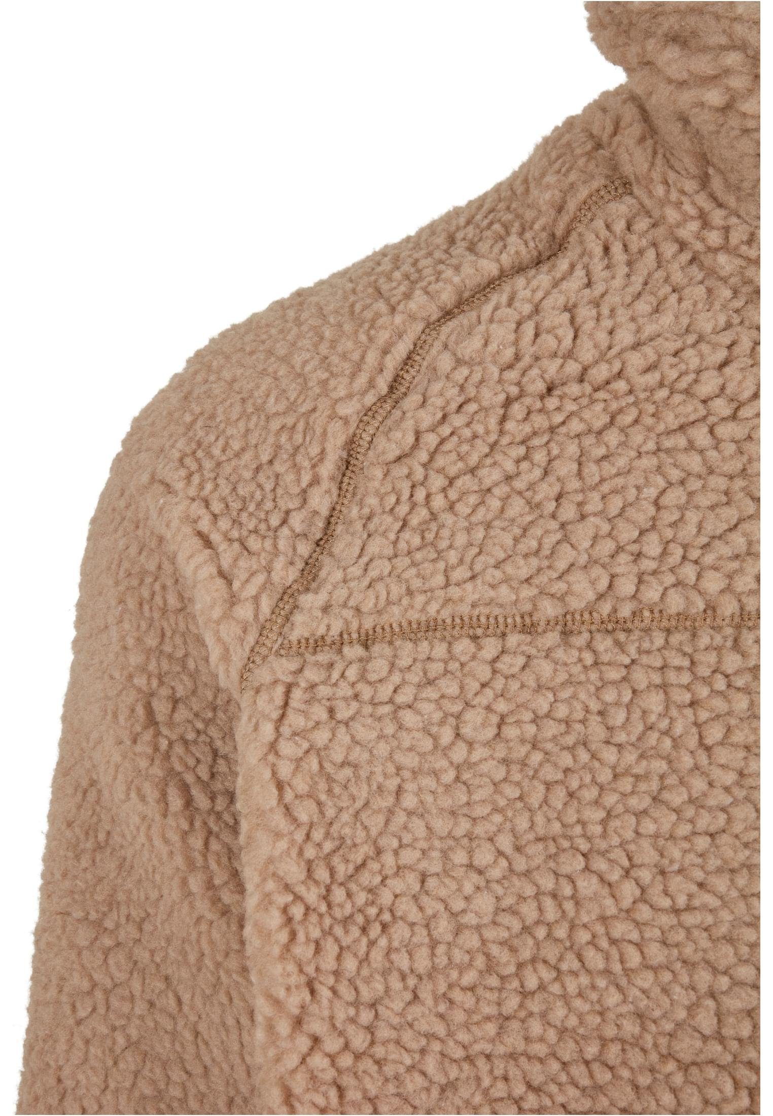 Teddyfleece (1-tlg) Sweatjacke Troyer Herren Brandit camel