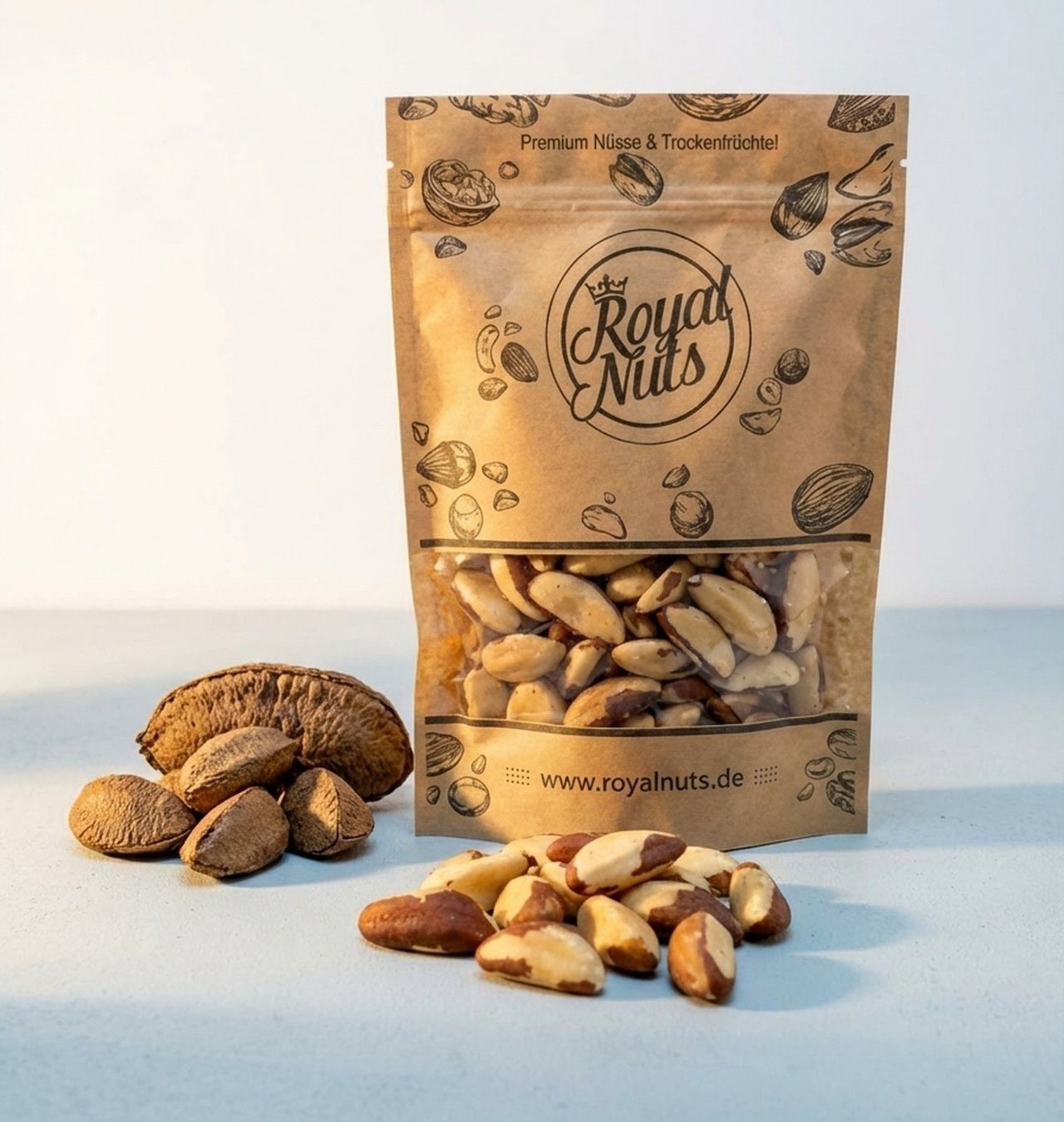 Royalnuts Genuss GmbH Nüsse 500g Paranüsse Natur, Royalnuts