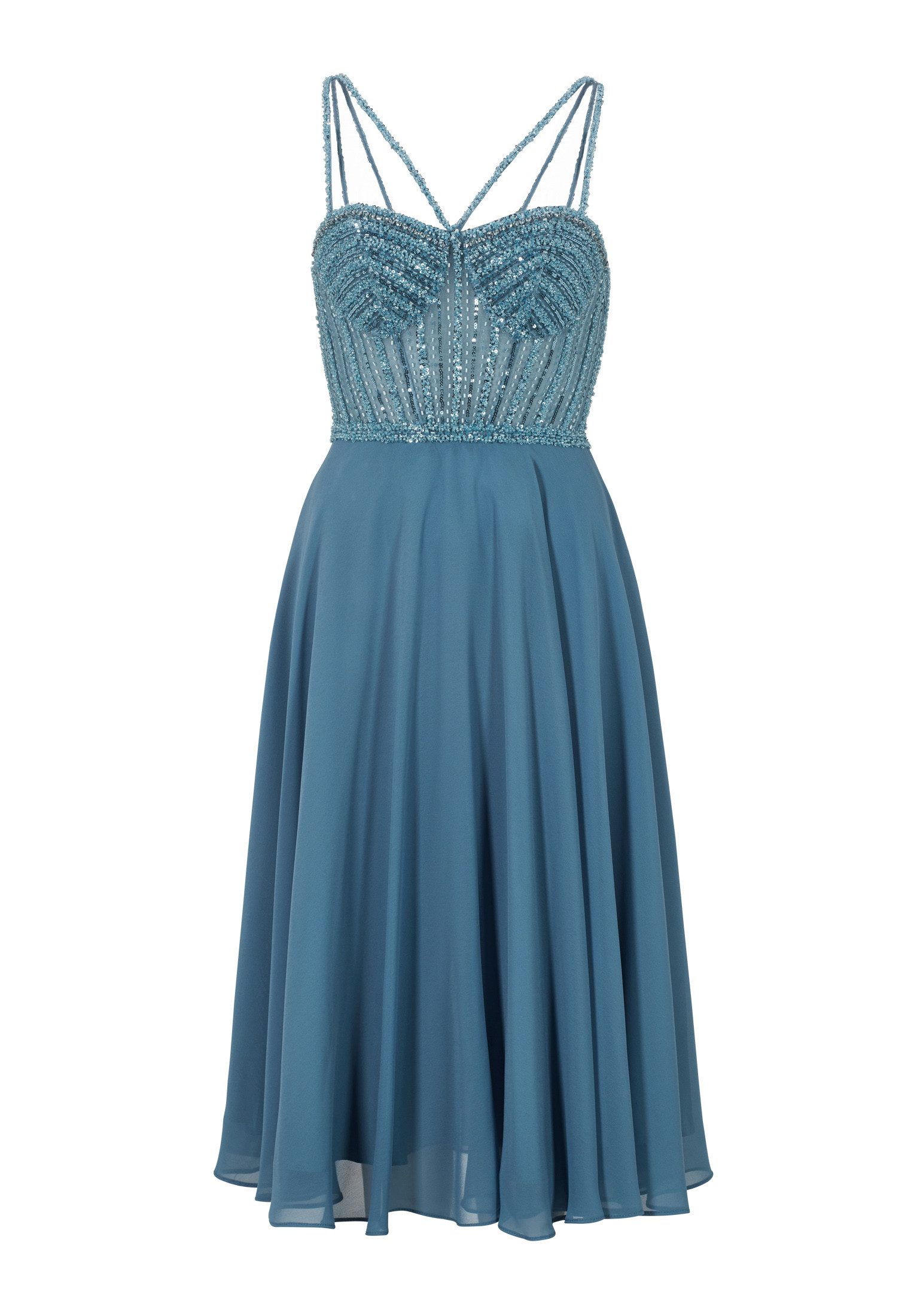 Hey Kyla Cocktailkleid Midikleid mit funkelnder Bustiercor