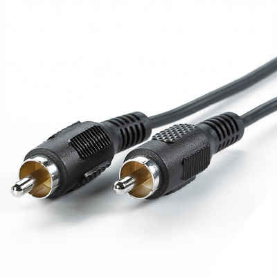 VALUE Cinch-Verbindungskabel simplex ST/ST Audio-Kabel, Cinch (RCA) Männlich (Stecker), Cinch (RCA) Männlich (Stecker) (250.0 cm)