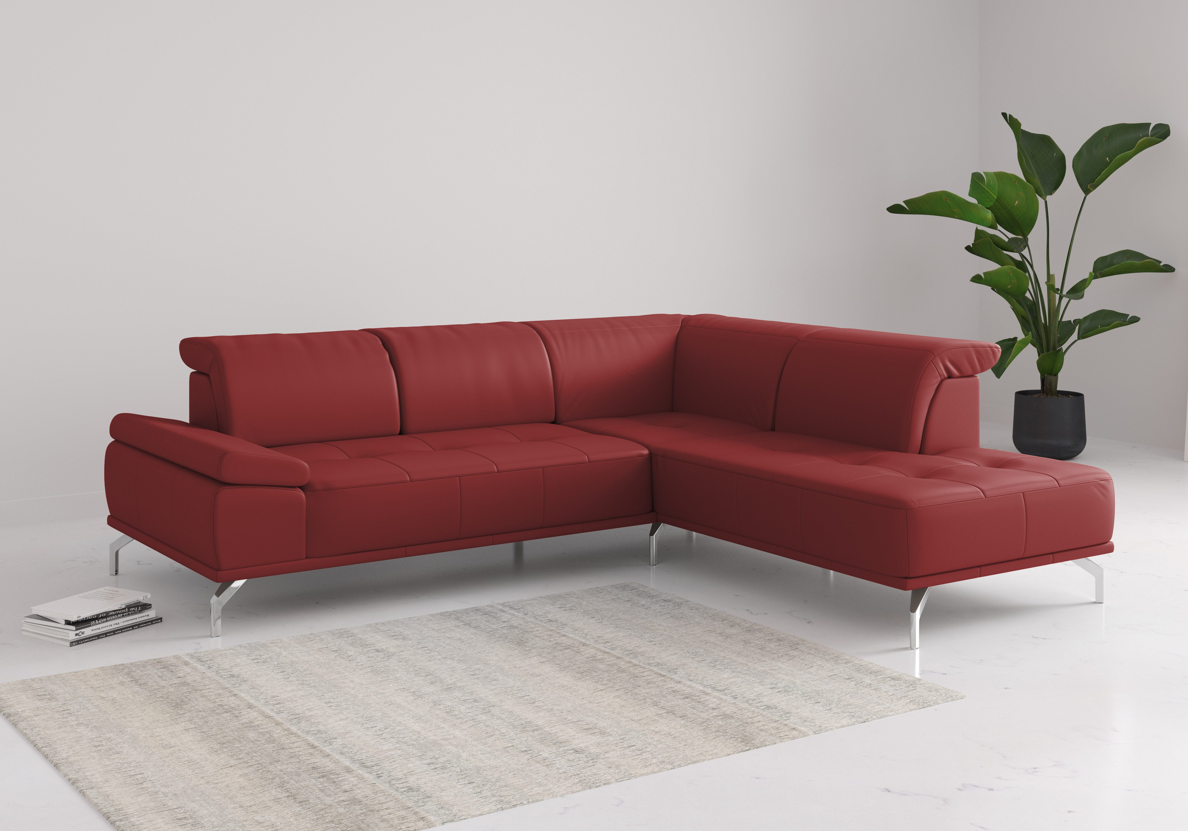 Places of Style Ecksofa Caluna, Inkl.Sitztiefenverstellung, günstig online kaufen