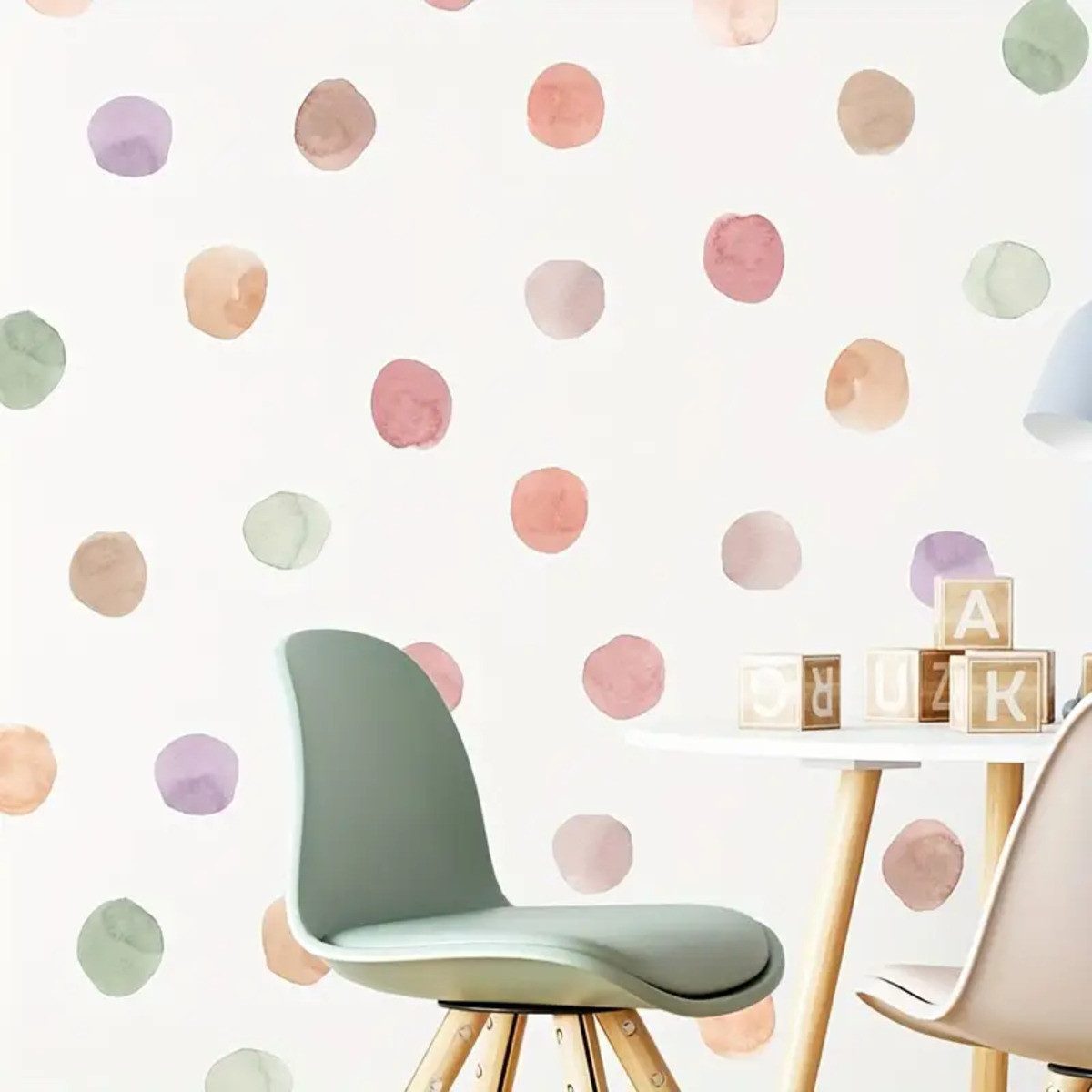 Montegoni Wandtattoo Polka Dot, Aquarell-Wandaufkleber – günstig online kaufen