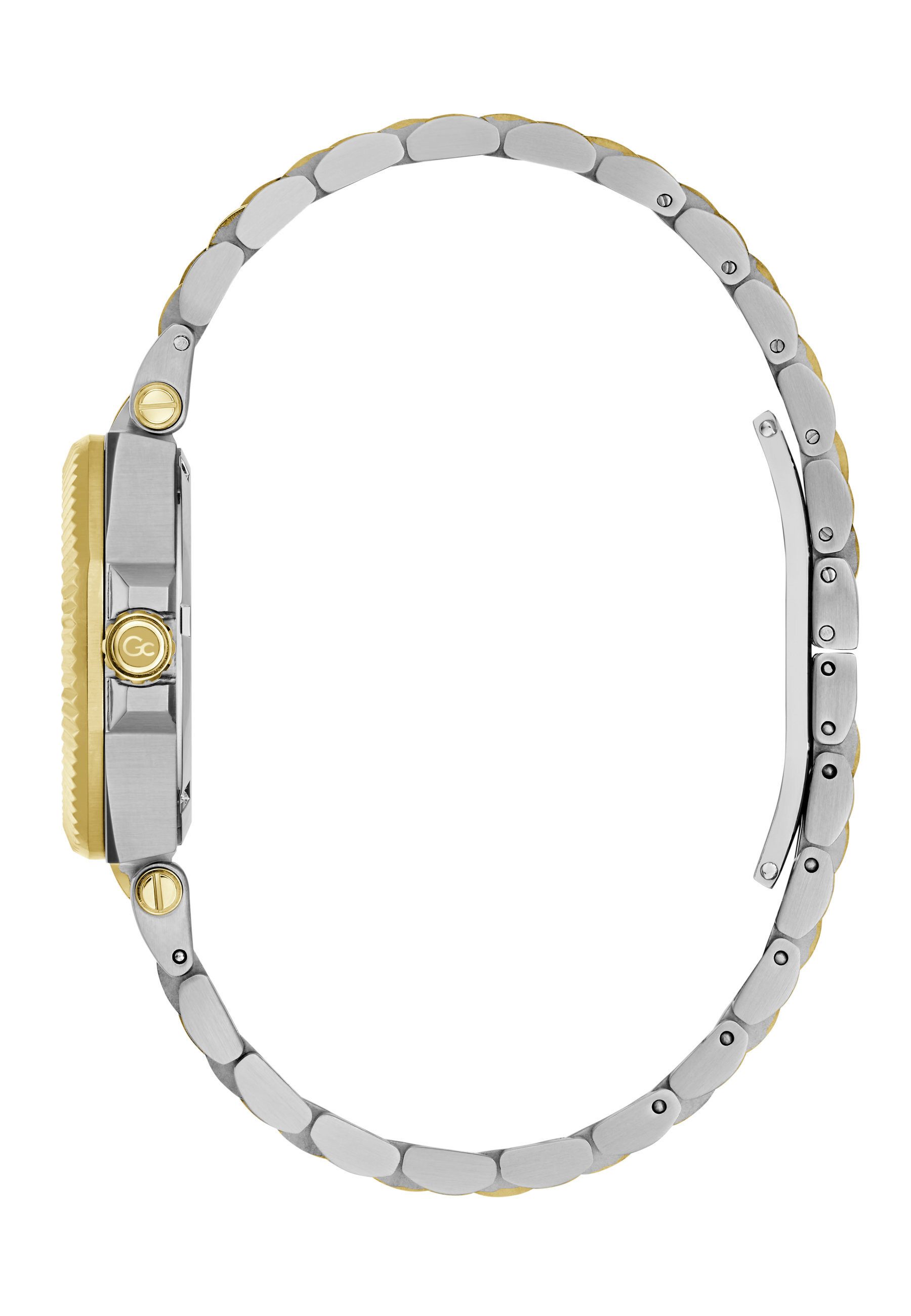 Guess Collection Quarzuhr Gc Atlas Lady Mid Size Metal, (1-tlg), Quarz Analog
