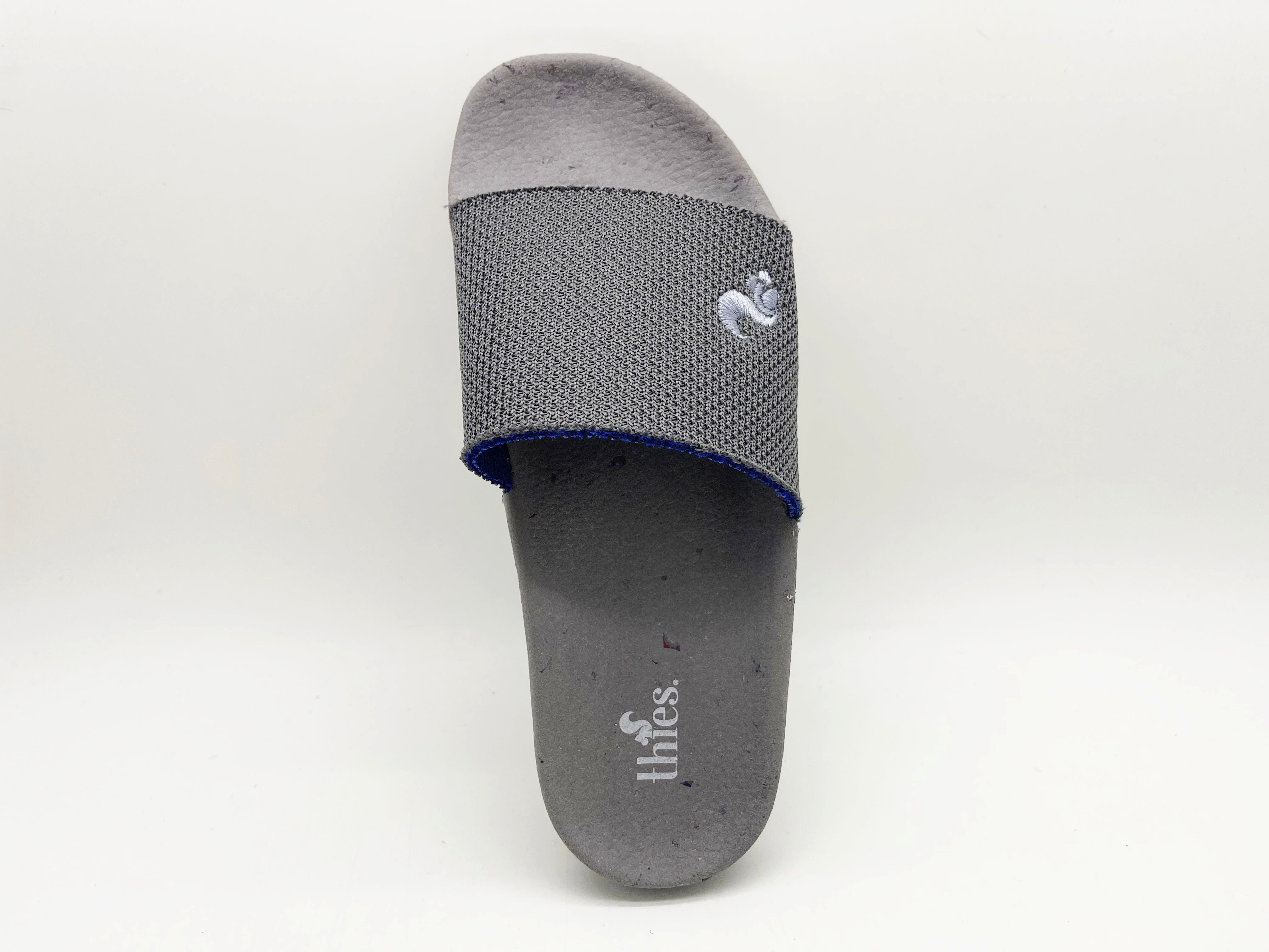 Vegan Beach Slide Dark 1856 Eco Grey Sandale Blue thies