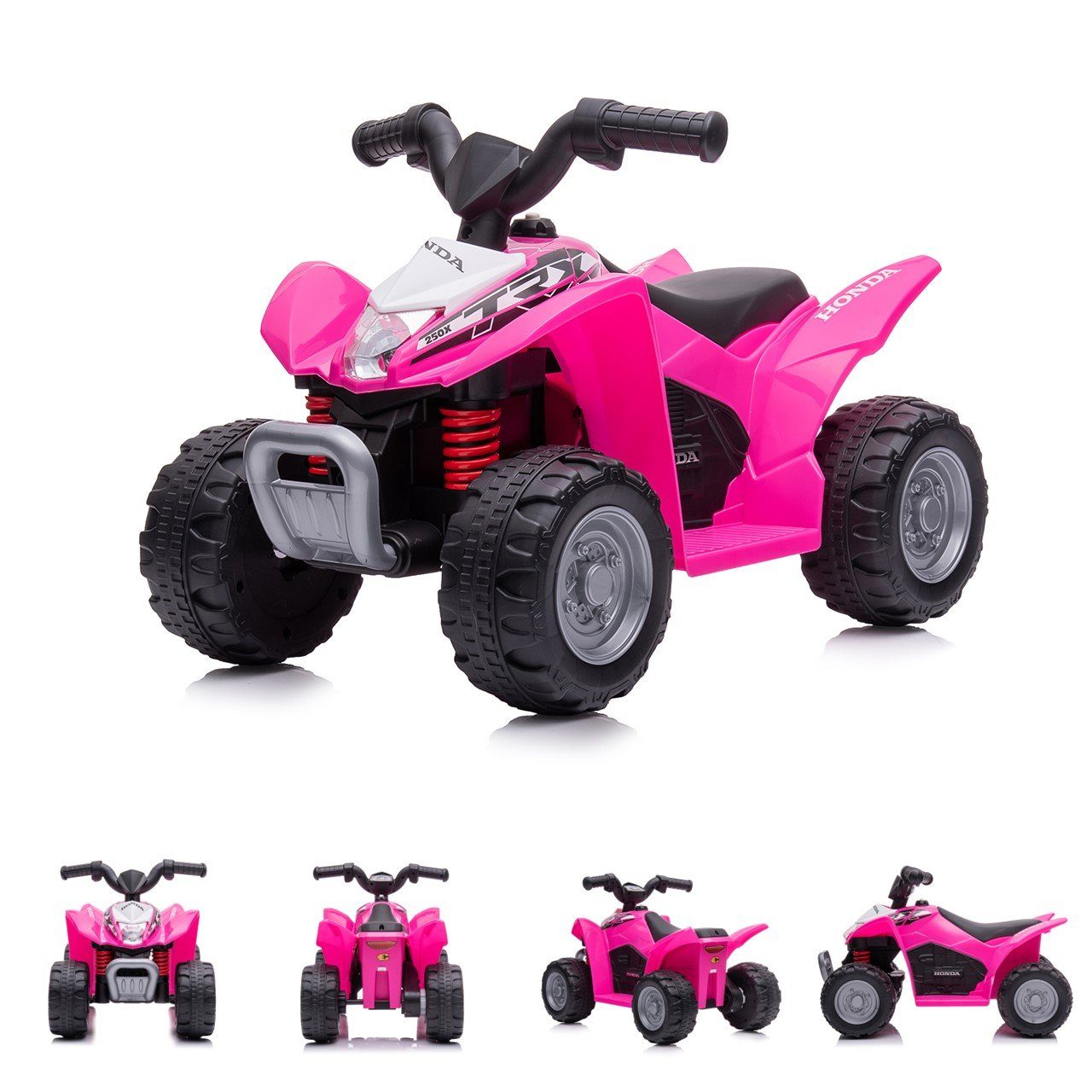 Chipolino Elektro-Kinderquad Kinder Elektro-Rutschauto ATV, Belastbarkeit 25 kg, Honda, Signalton, Licht, ab 18 Monaten