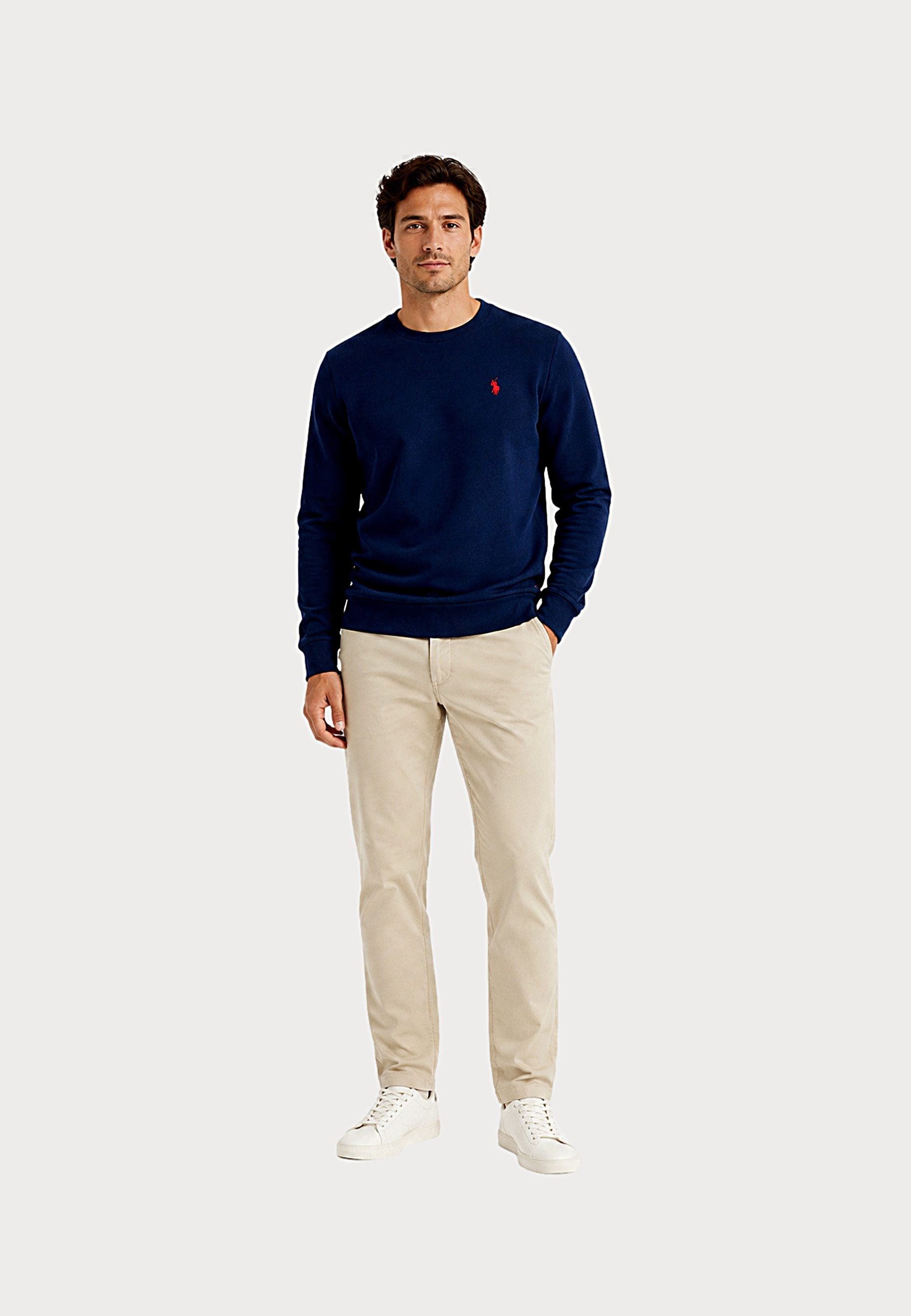 U.S. Polo Assn. Sweatshirt Sweatshirt Pullover ohne Kapuze (1-tlg) – Bild 2 von 5