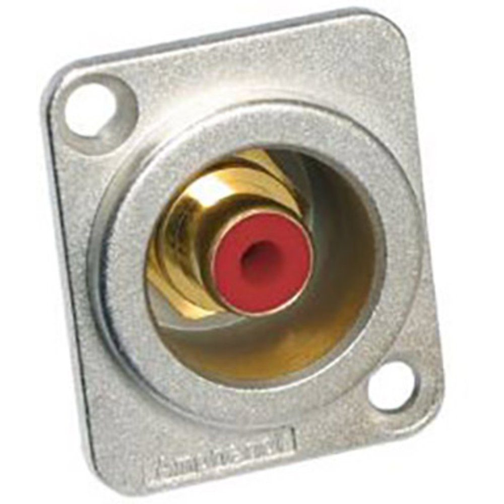 Amphenol Kabelverbinder-Sortiment Amphenol ACJD-RED Cinch-Steckverbinder Flanschbuchse Polzahl (num): 2, ACJD-RED