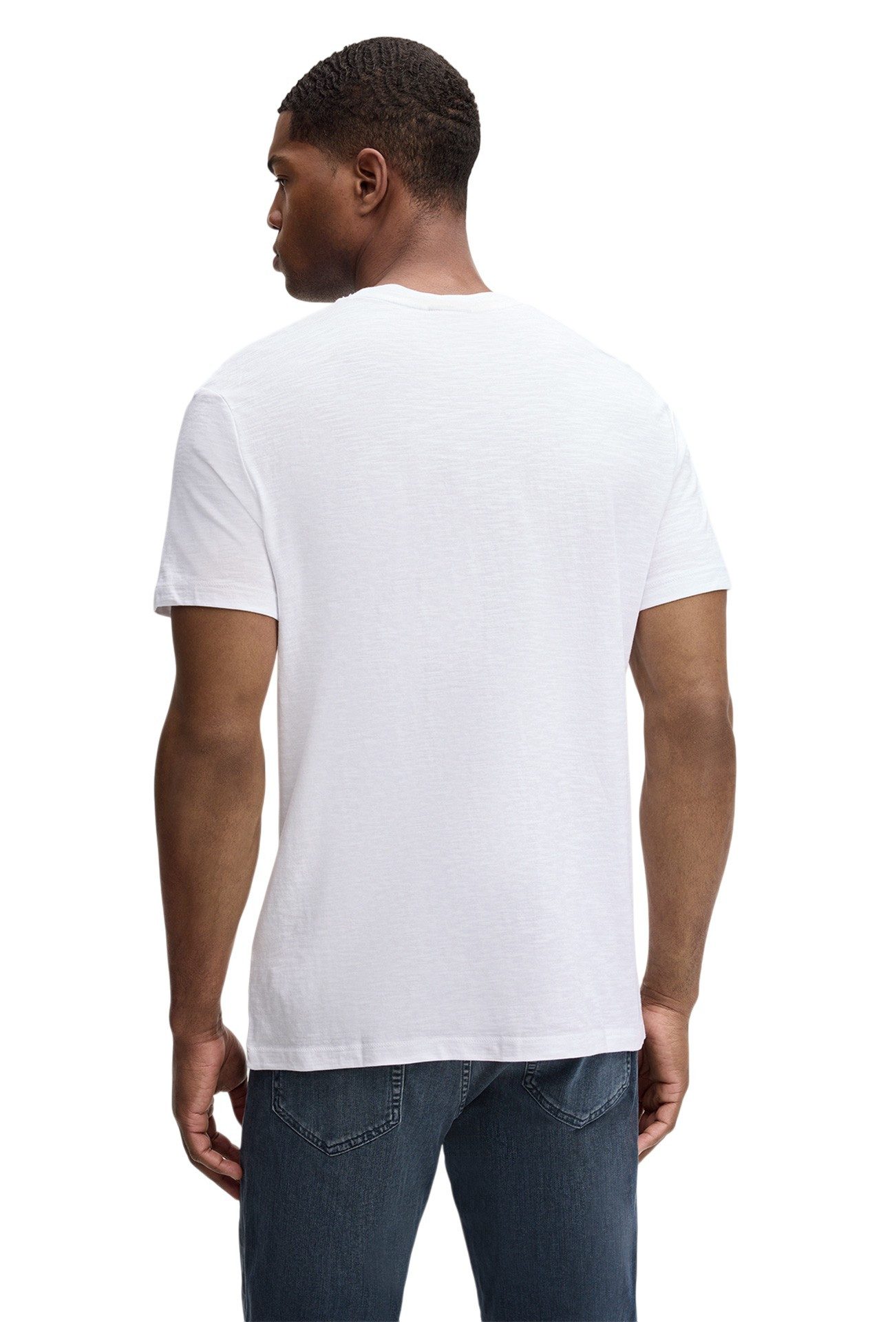 Strellson T-Shirt Colin (100% Bio-Baumwolle) weiss Herren
