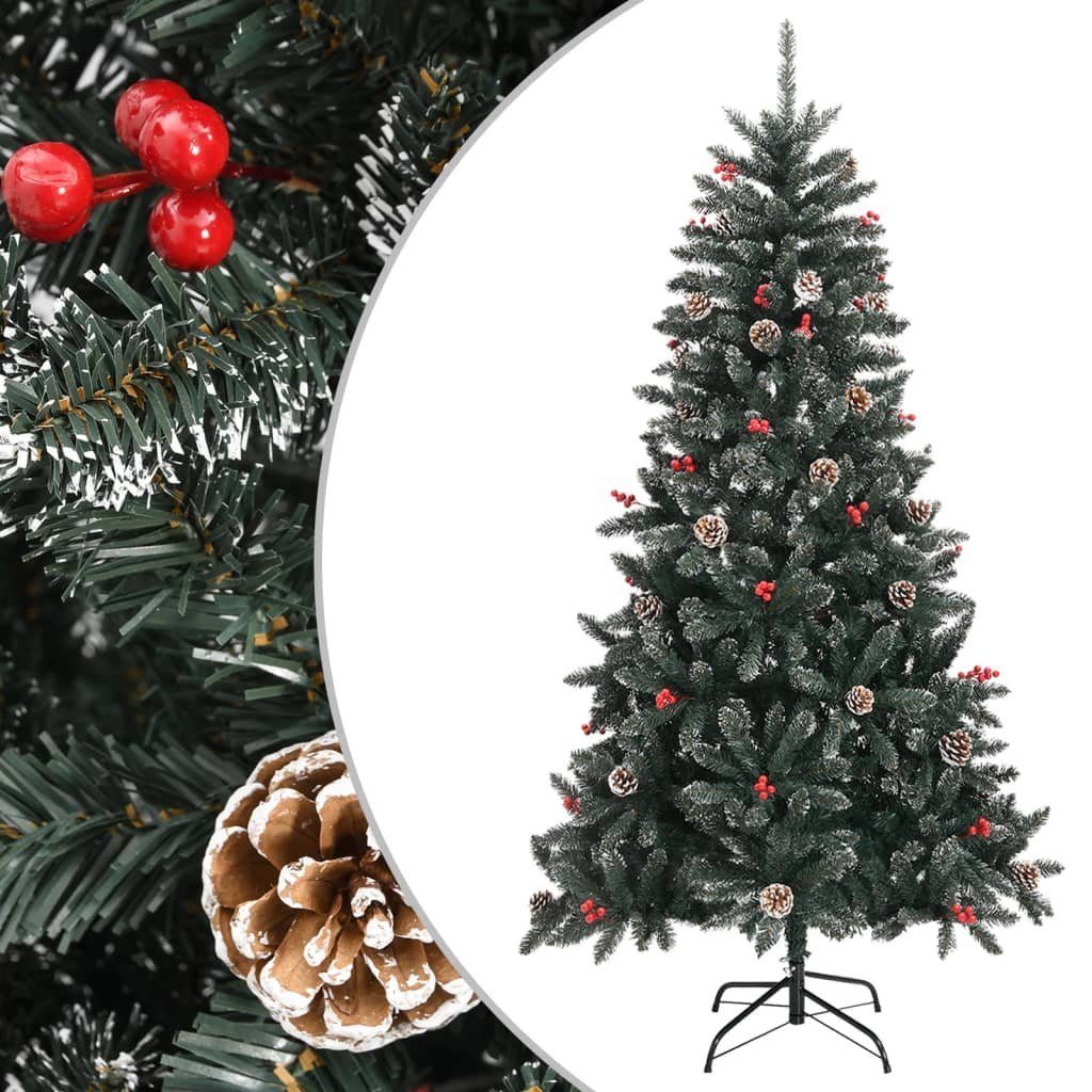 furnicato Künstlicher Weihnachtsbaum mit Ständer Grün 180 cm PVC