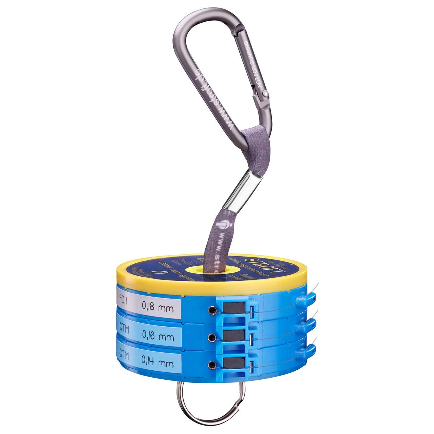 Stroft Vorfachschnur Stroft Schnur Vorfachspulensystem mit Cutter-Ringen