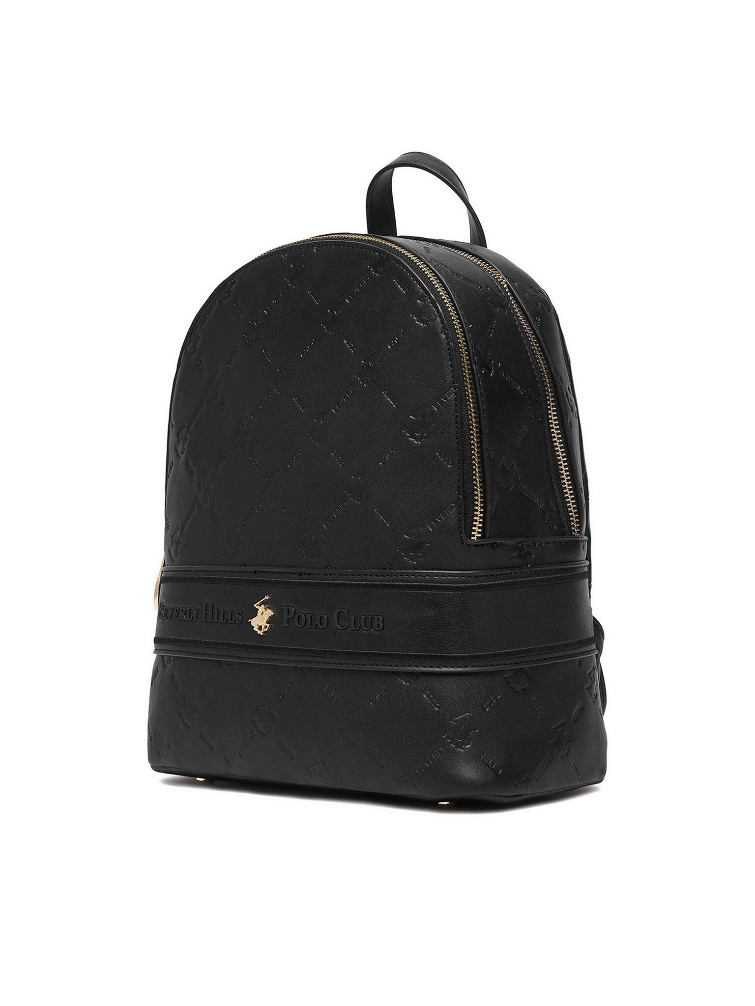 BEVERLY HILLS POLO CLUB Freizeitrucksack Beverly Hills Polo Club Damen-Rucksack Schwarz BEVERLY HILLS POLO CLUB