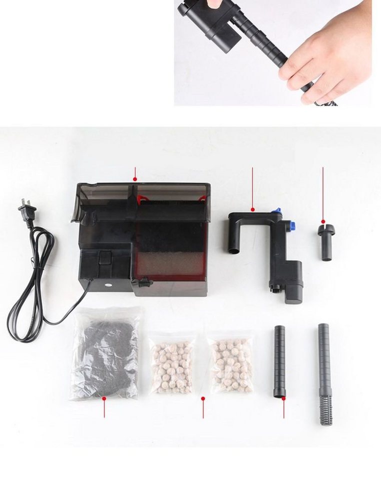 Thumbnail - Aquaone Aquariumfilter Hang On Filter Cbg-800 800 L/h Aquarien 75-190 L