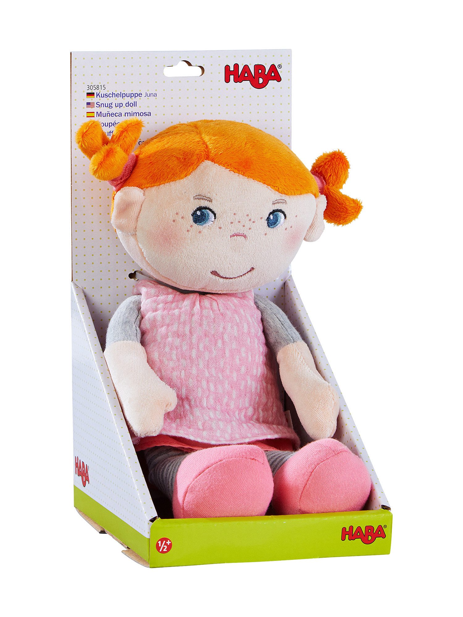 Haba Stoffpuppe Kuschelpuppe Juna, 29 cm, günstig online kaufen